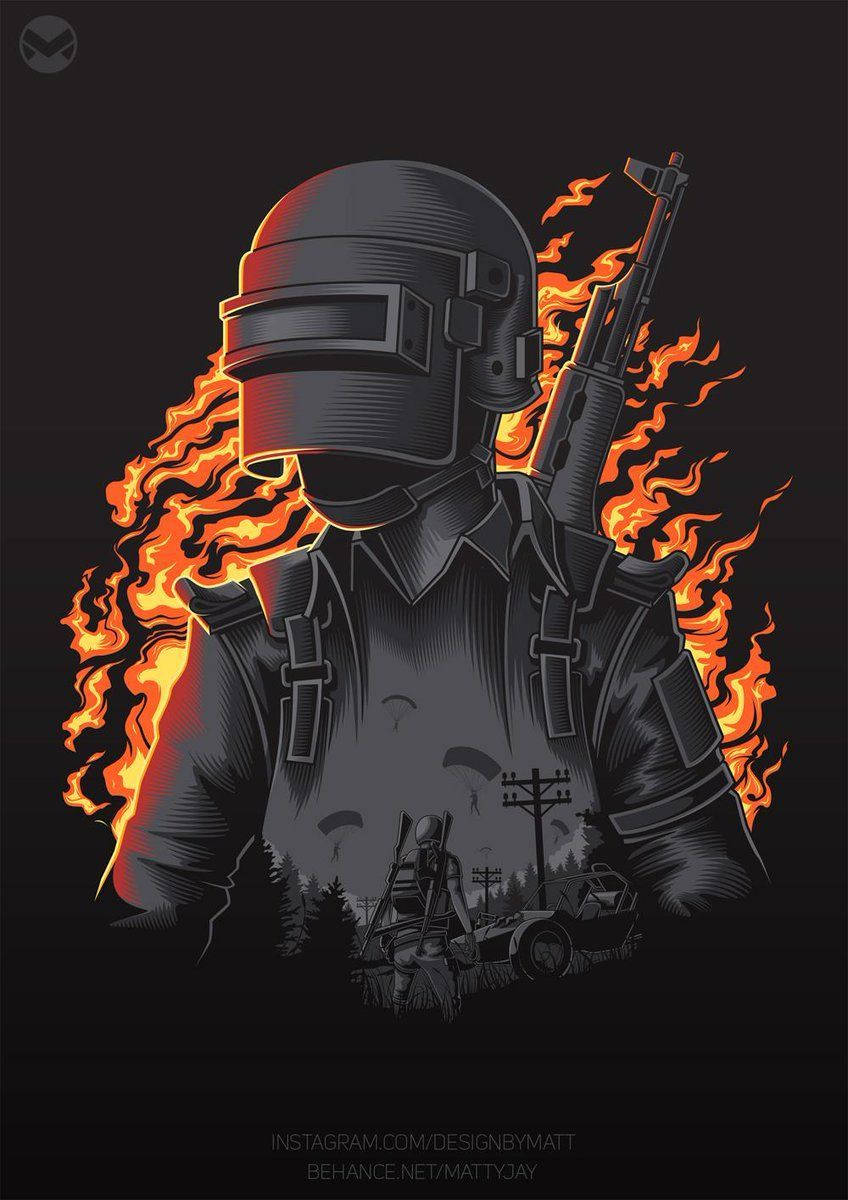 Free Fire Logo, helmet man, tactical gear, SD Phone Wallpaper