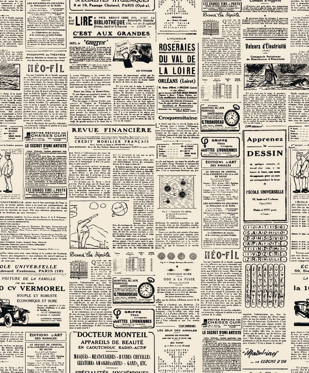 French newspaper, sepia tones, art schools, SD Phone Wallpaper