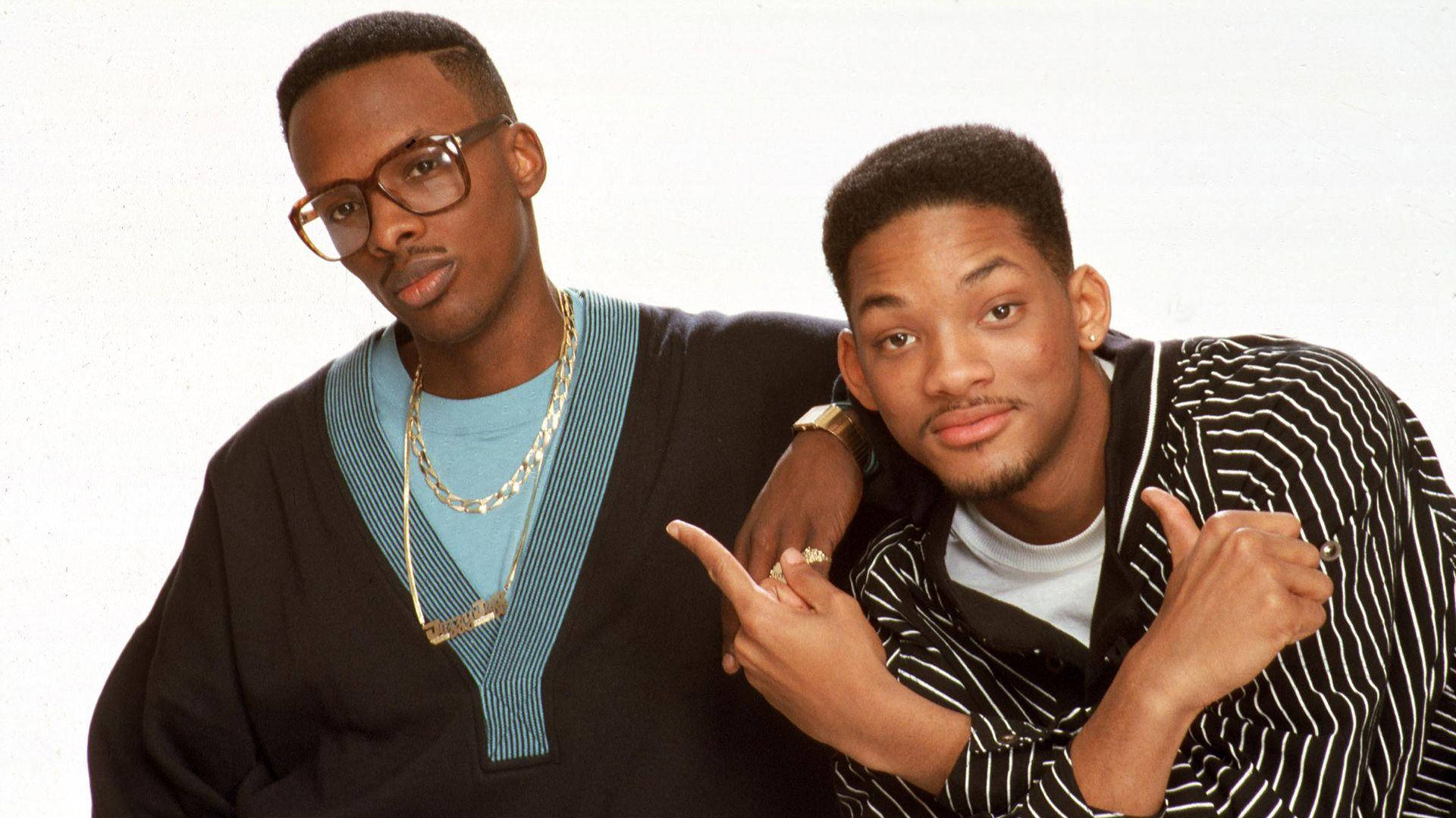 Fresh Prince, 90s streetwear, plain white background, Full HD Desktop Wallpaper