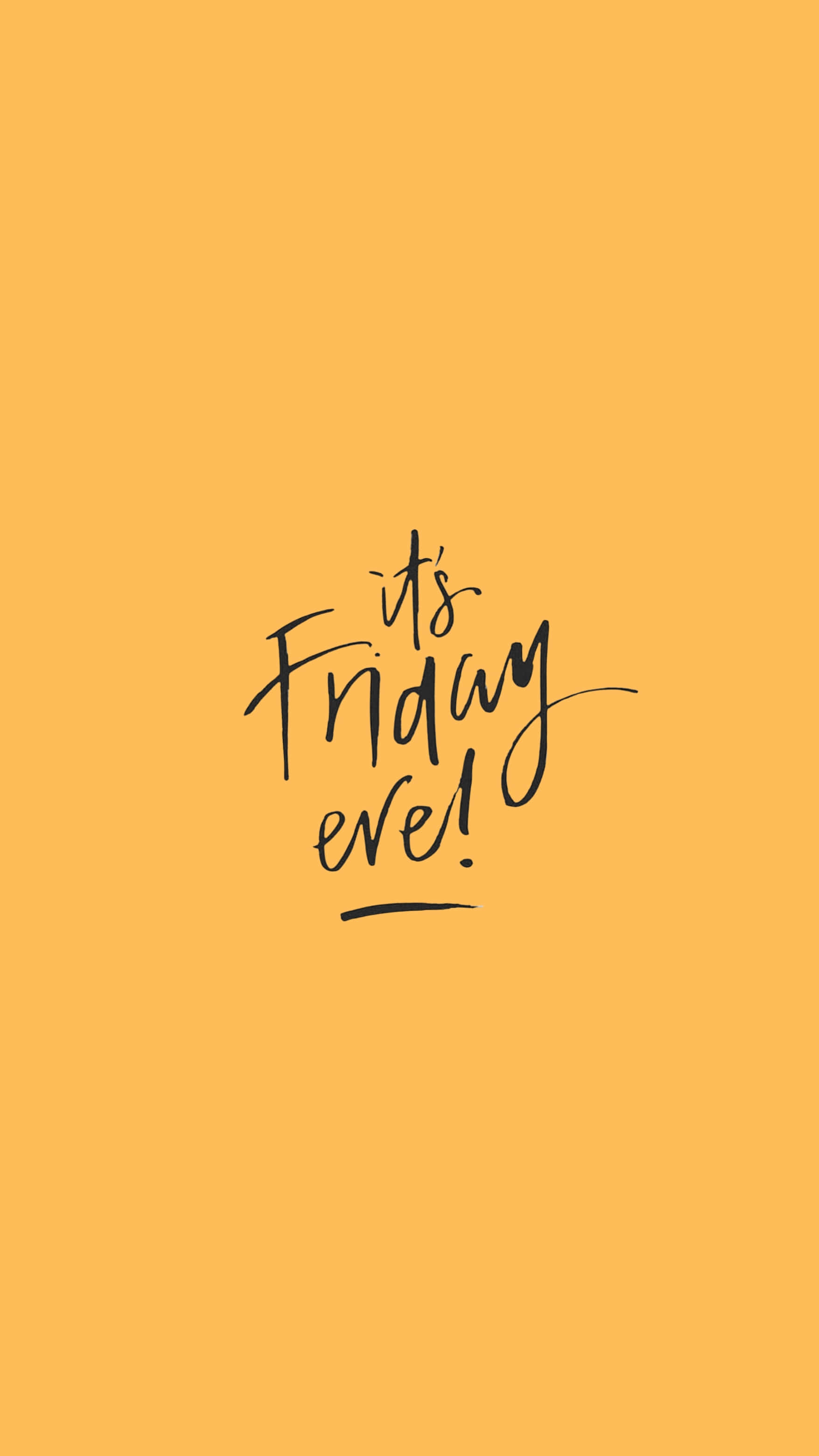 Friday Eve, black, handwritten, 2K Phone Wallpaper