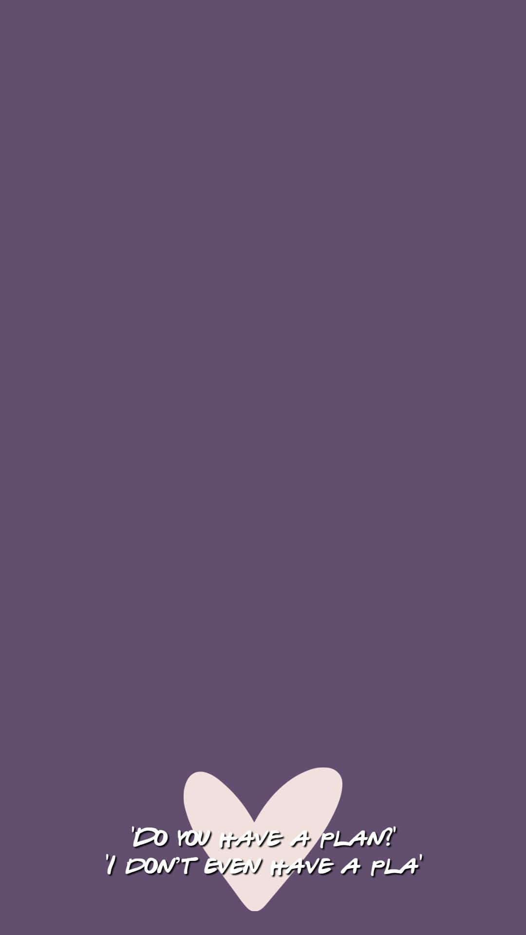 Friends iPhone, purple, white heart, Full HD Phone Wallpaper