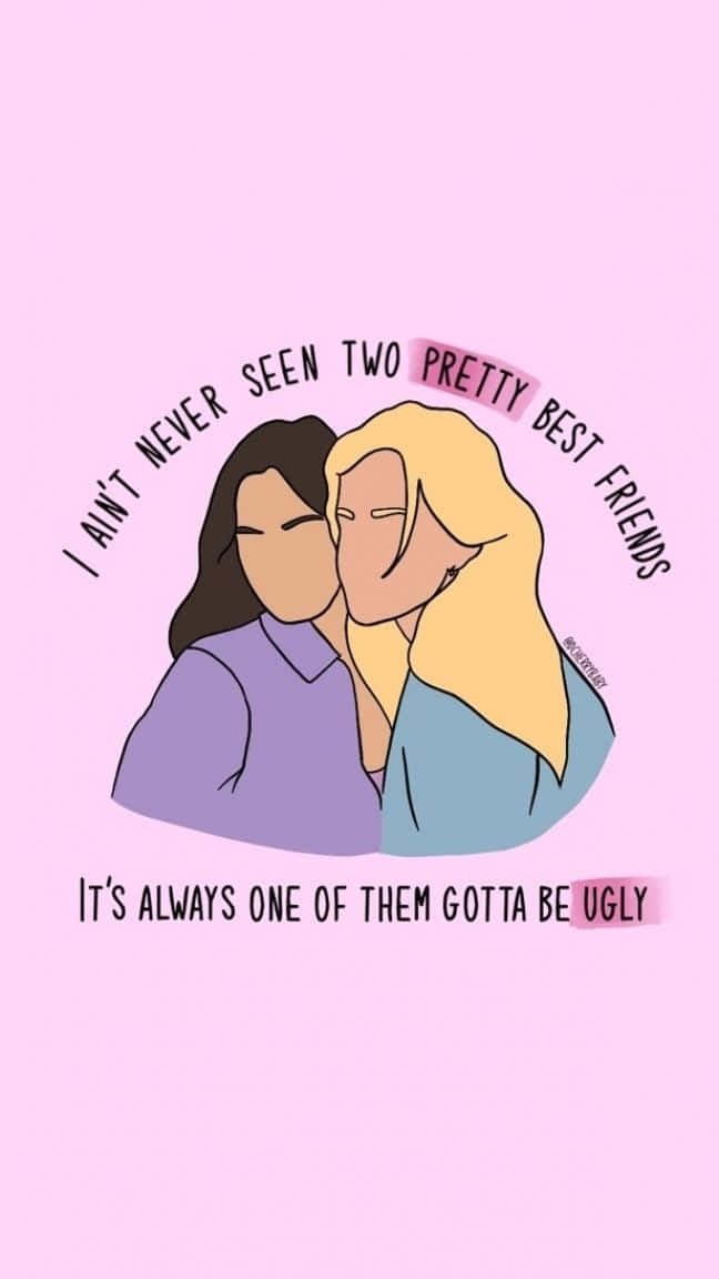 BFF, iPhone, best friends, SD Phone Wallpaper