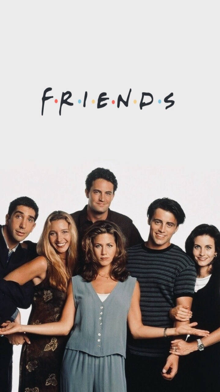 Friends, FRIENDS logo, white background, HD Phone Wallpaper