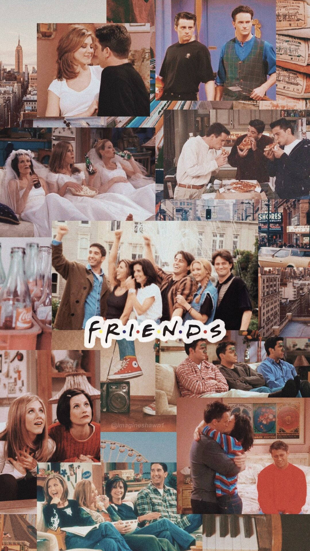 Friends Phone, Friends, main cast, Full HD Phone Wallpaper