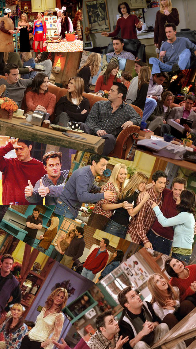 Friends, main cast, apartment, SD Phone Wallpaper