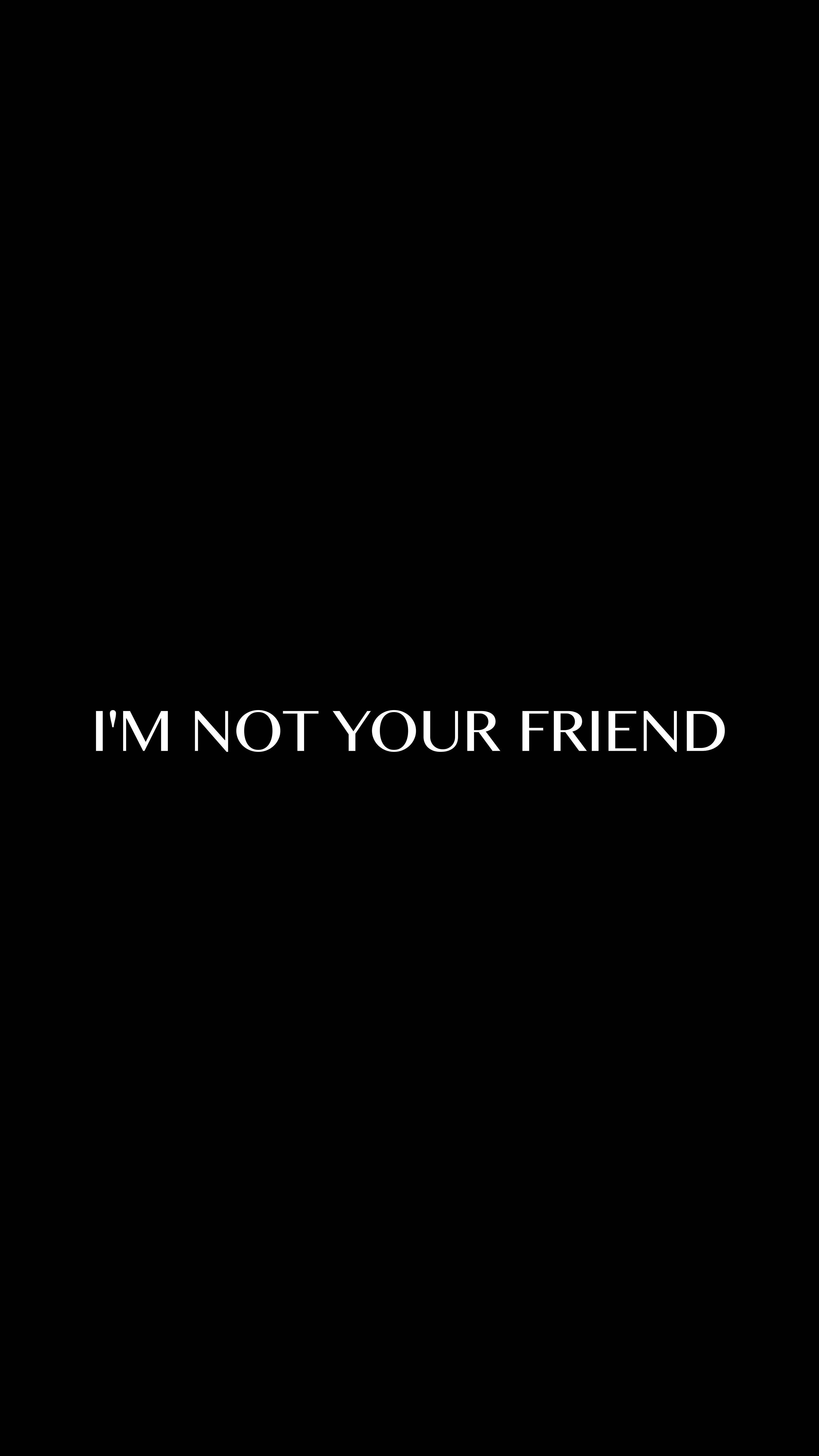 Friends, heartbreak phrase, white text, 5K Phone Wallpaper