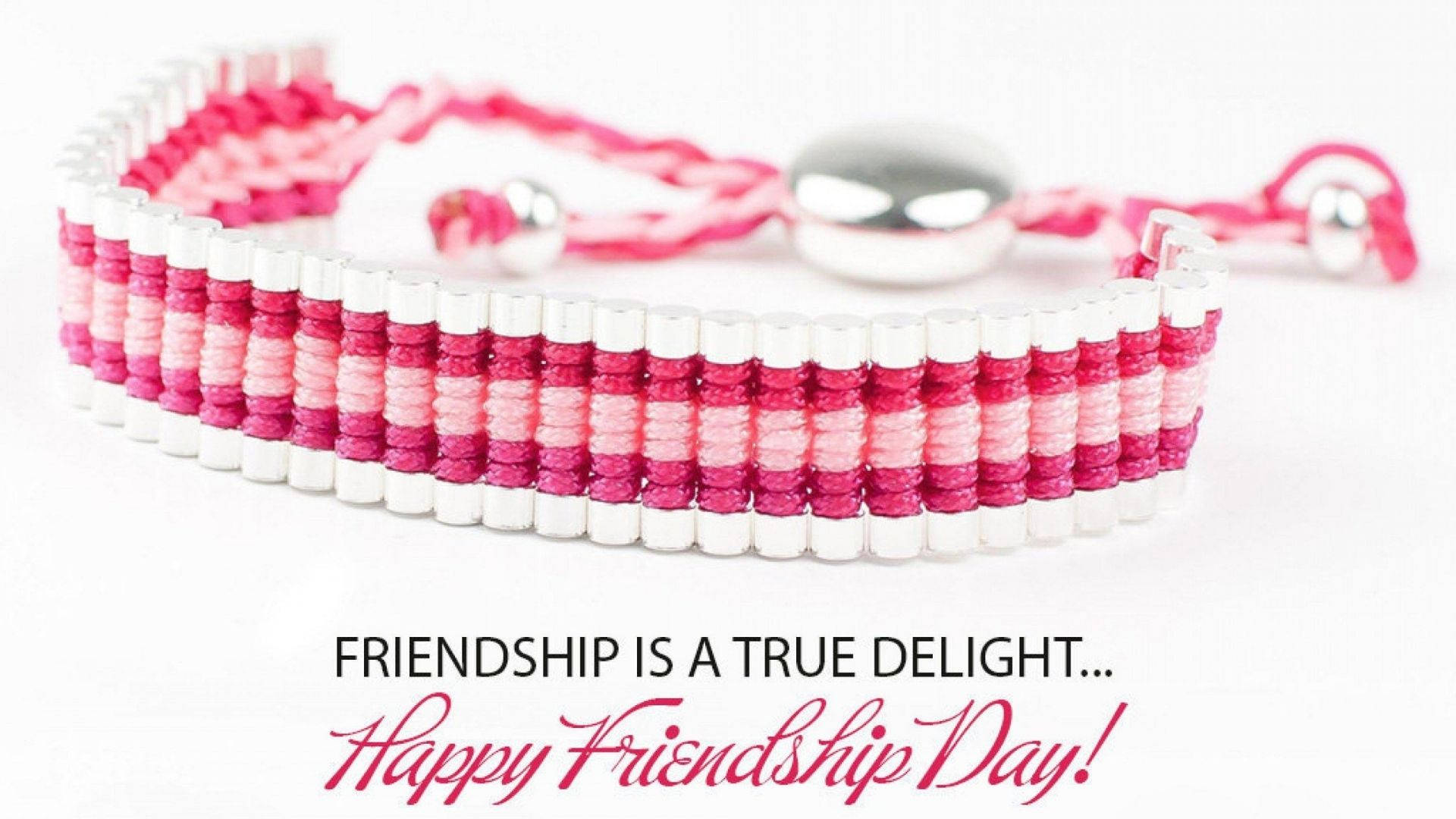 Friendship Day, pink, white, Full HD Desktop Wallpaper