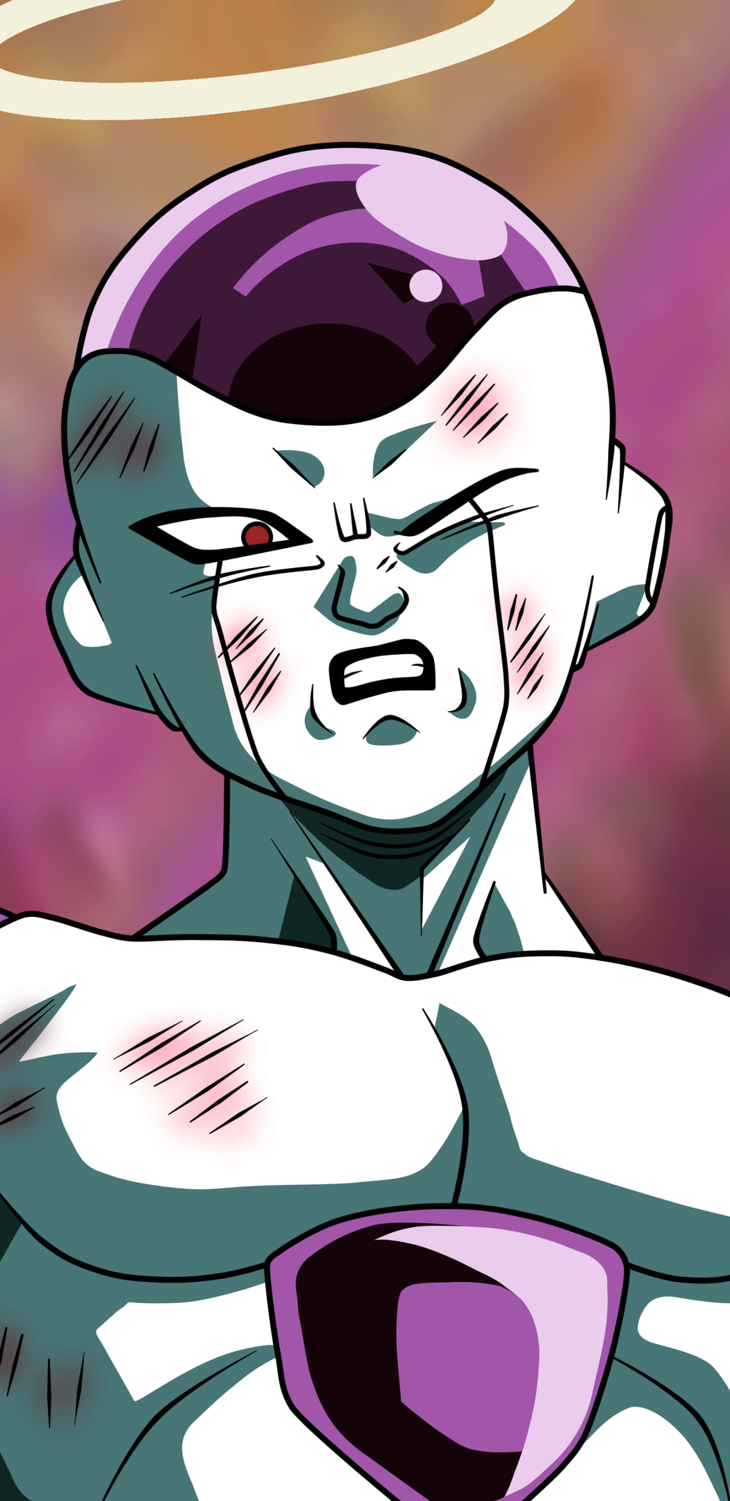 Frieza, purple dome head, white body, 2K Phone Wallpaper