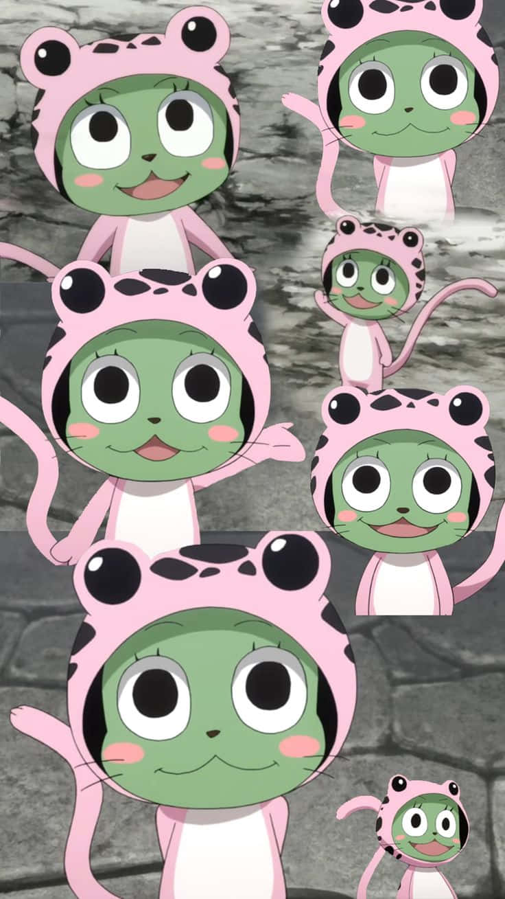 Frosch, green tree frog, pink tiger costumes, HD Phone Wallpaper