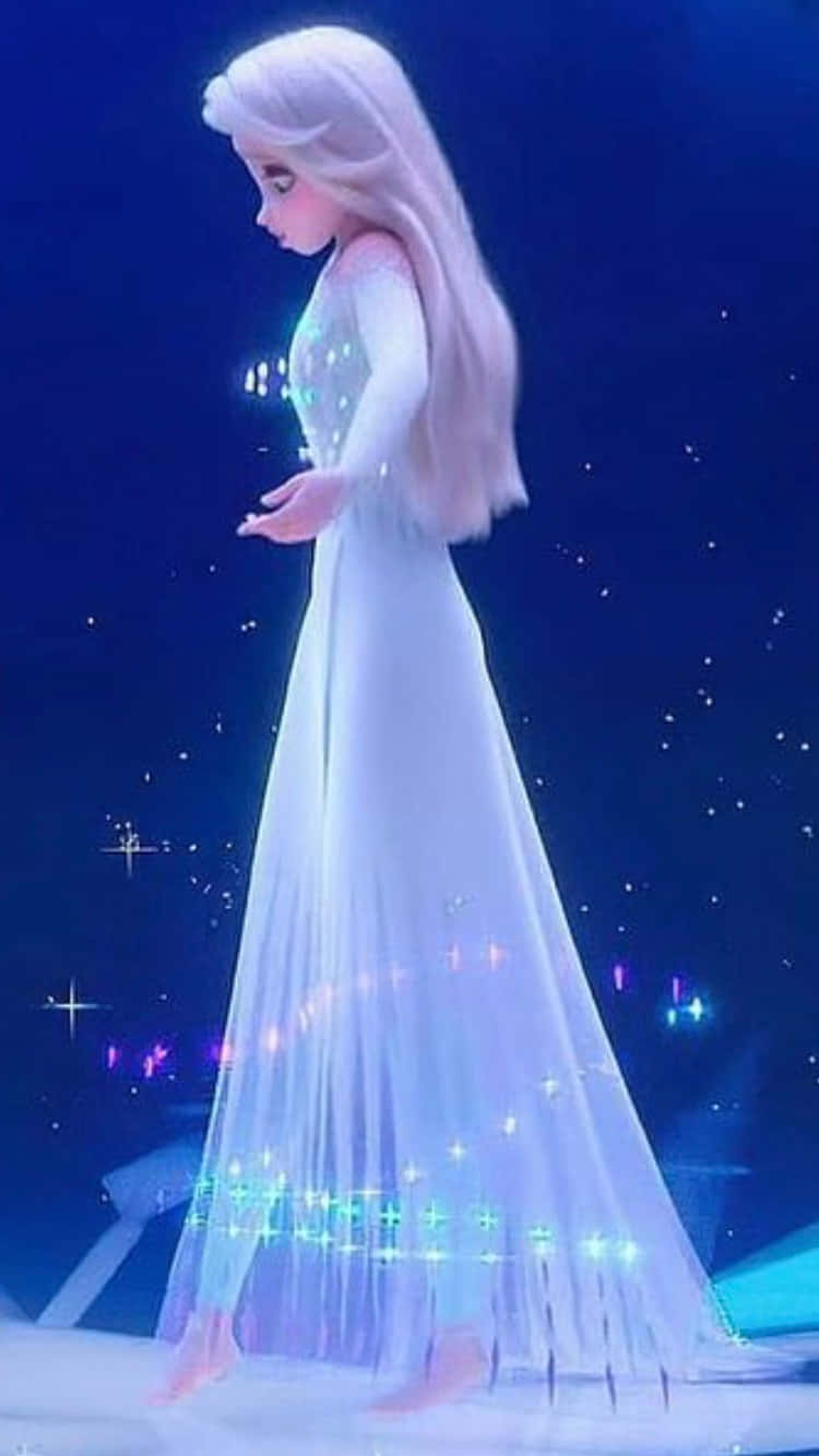 Frozen 2, Elsa, white dress, HD Phone Wallpaper
