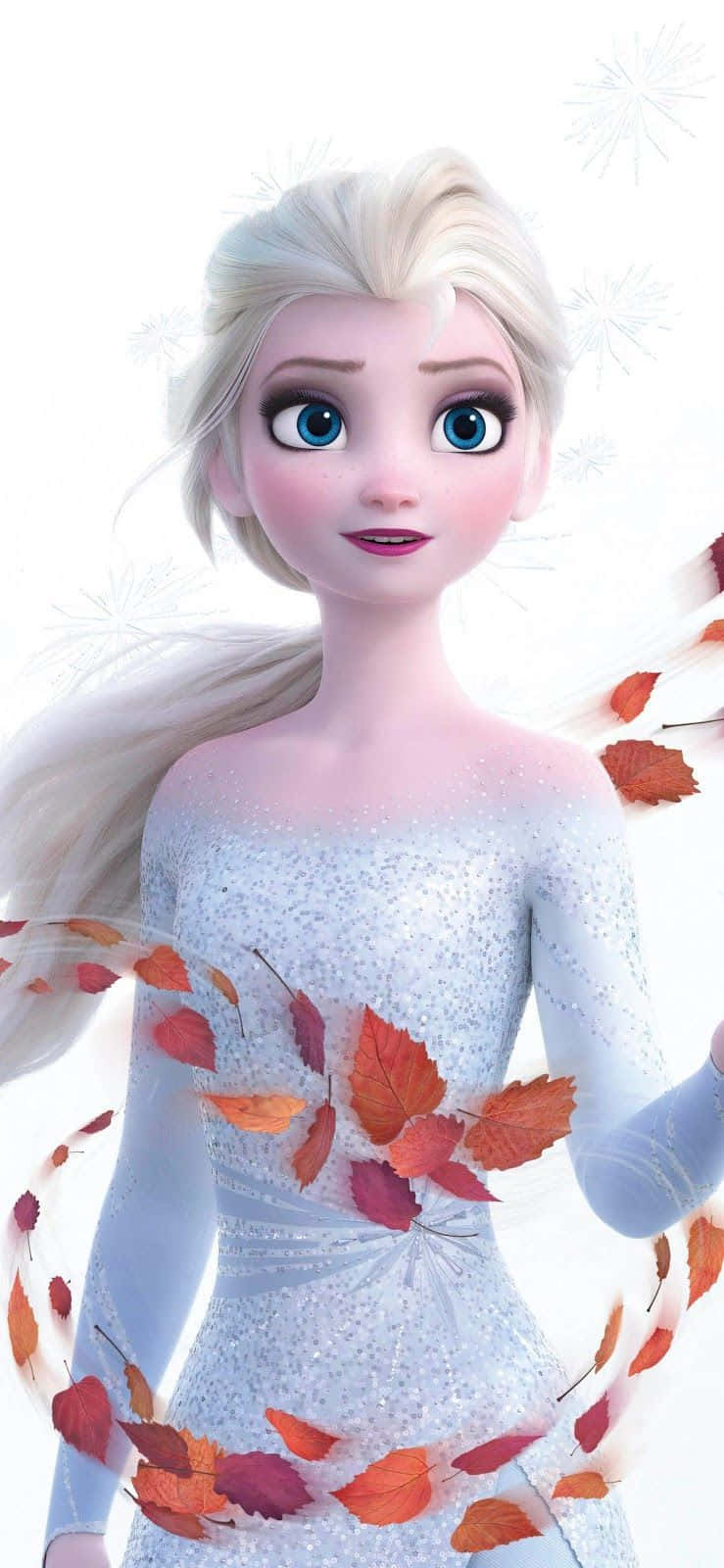 Frozen 2, Elsa, white dress, HD Phone Wallpaper