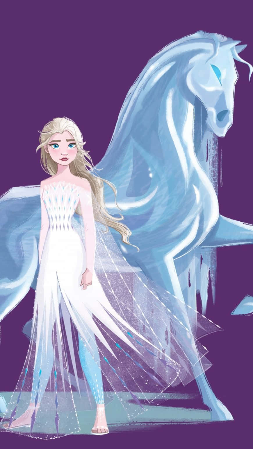 Frozen 2, Elsa, white dress, HD Phone Wallpaper