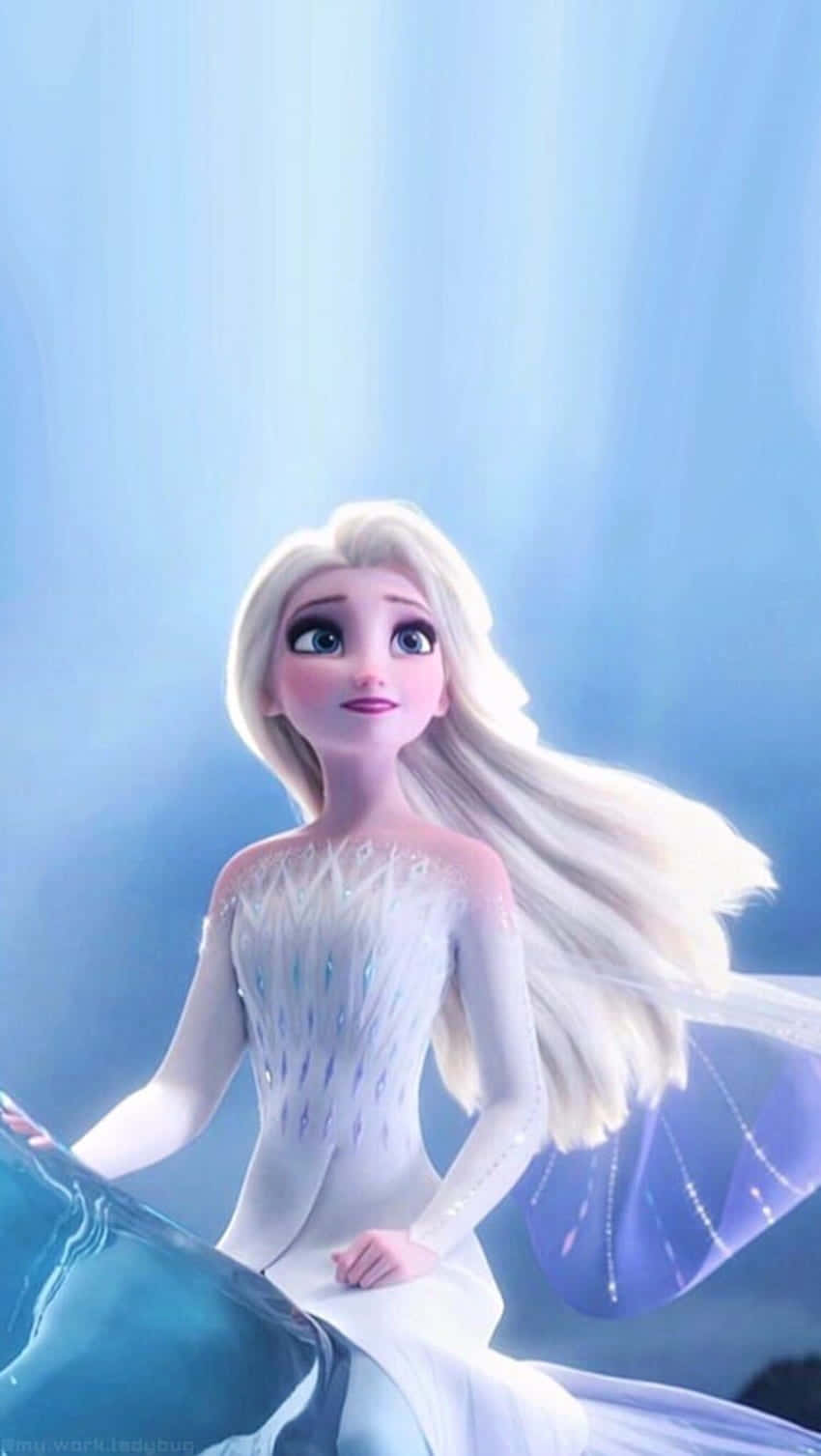 Frozen 2, Elsa, white dress, HD Phone Wallpaper