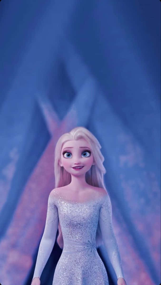 Frozen 2, Elsa, white dress, SD Phone Wallpaper
