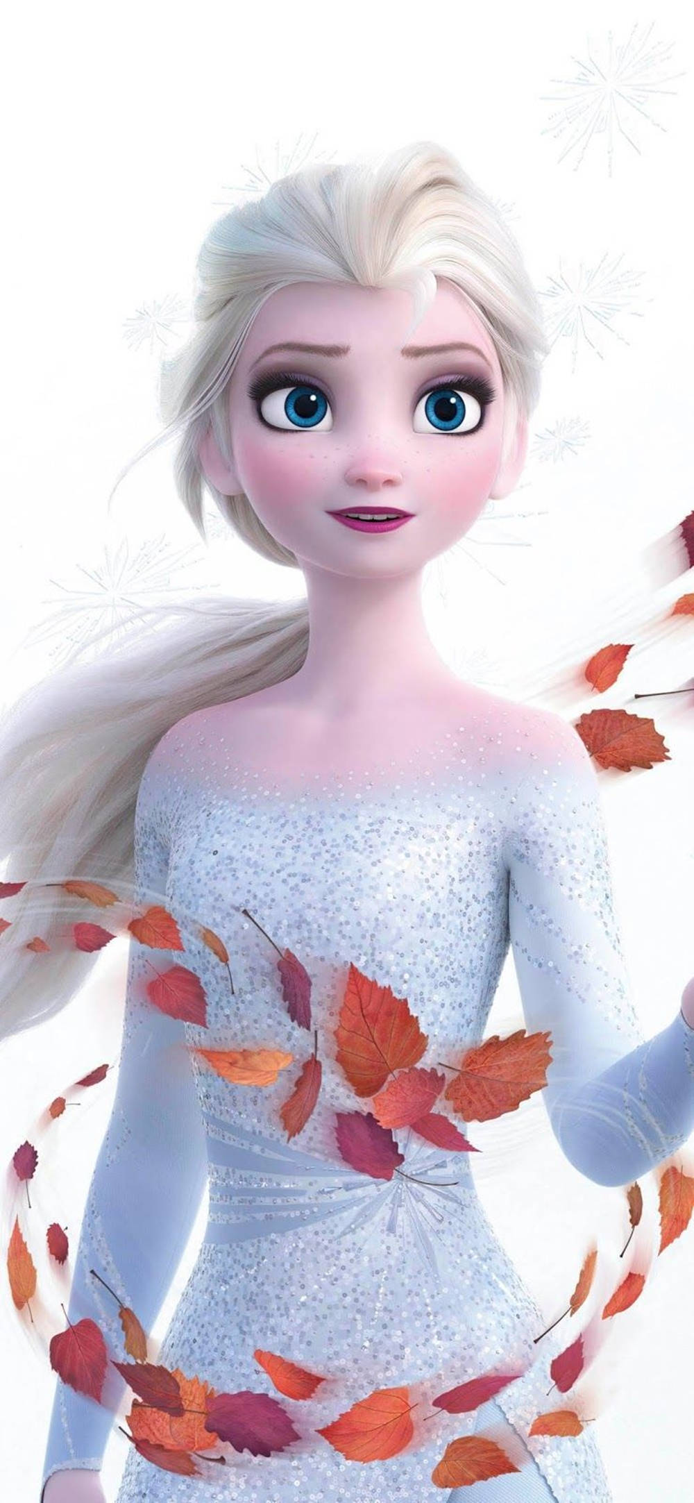 Elsa, Frozen 2, ice gown, Full HD Phone Wallpaper
