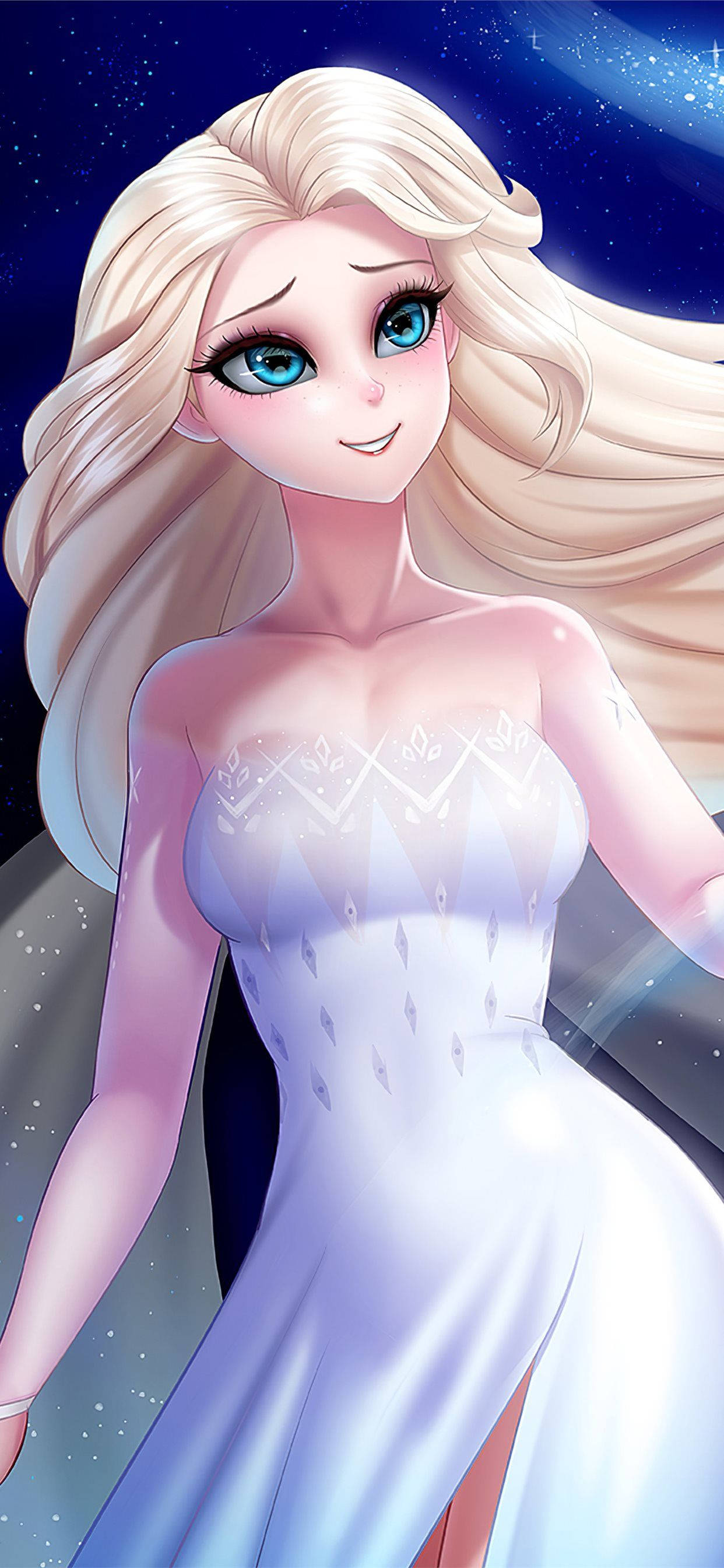 Elsa, Frozen 2, animated princess, 2K Phone Wallpaper