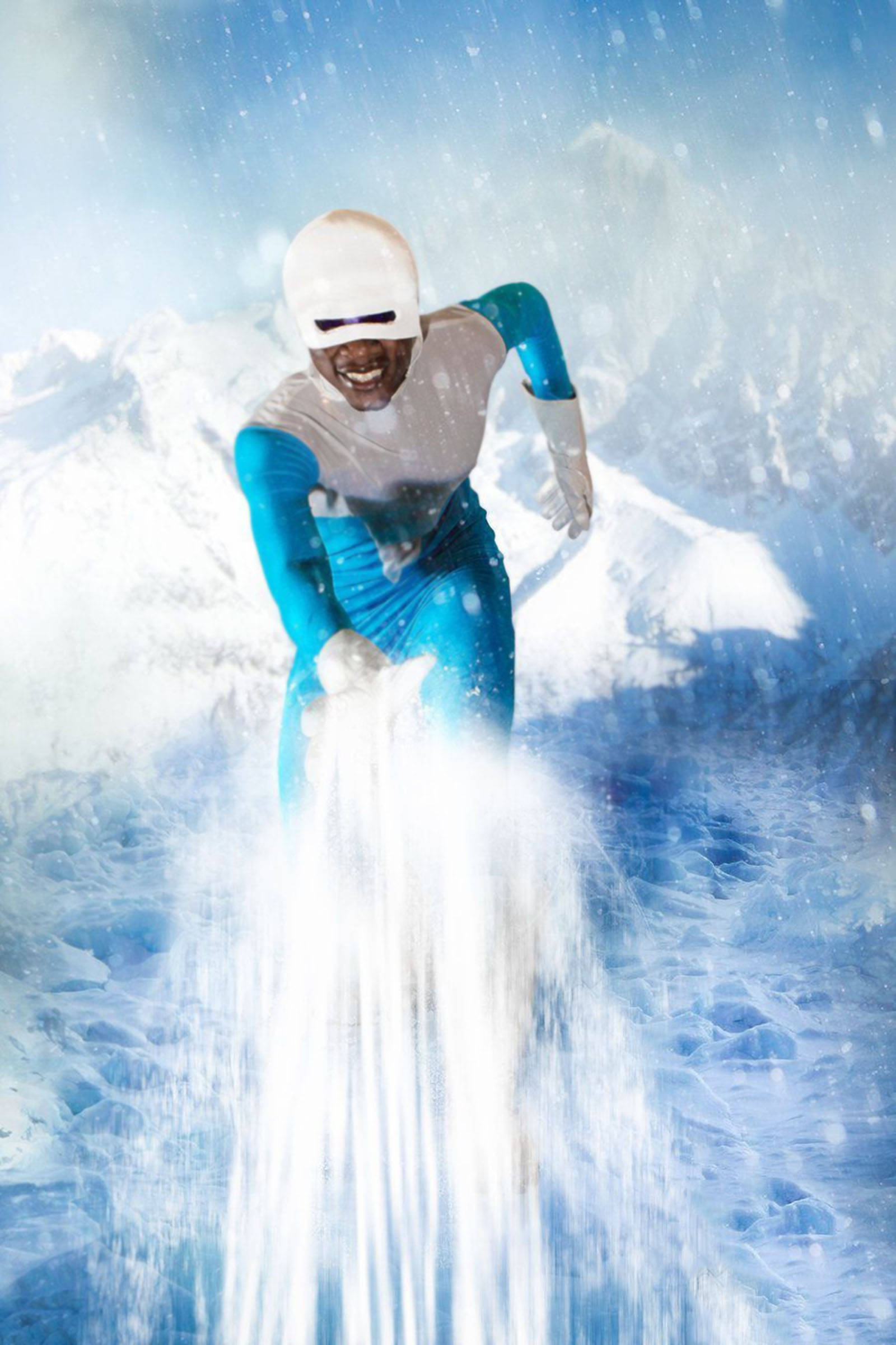 Frozone, snowboarder, blue gear, Full HD Phone Wallpaper
