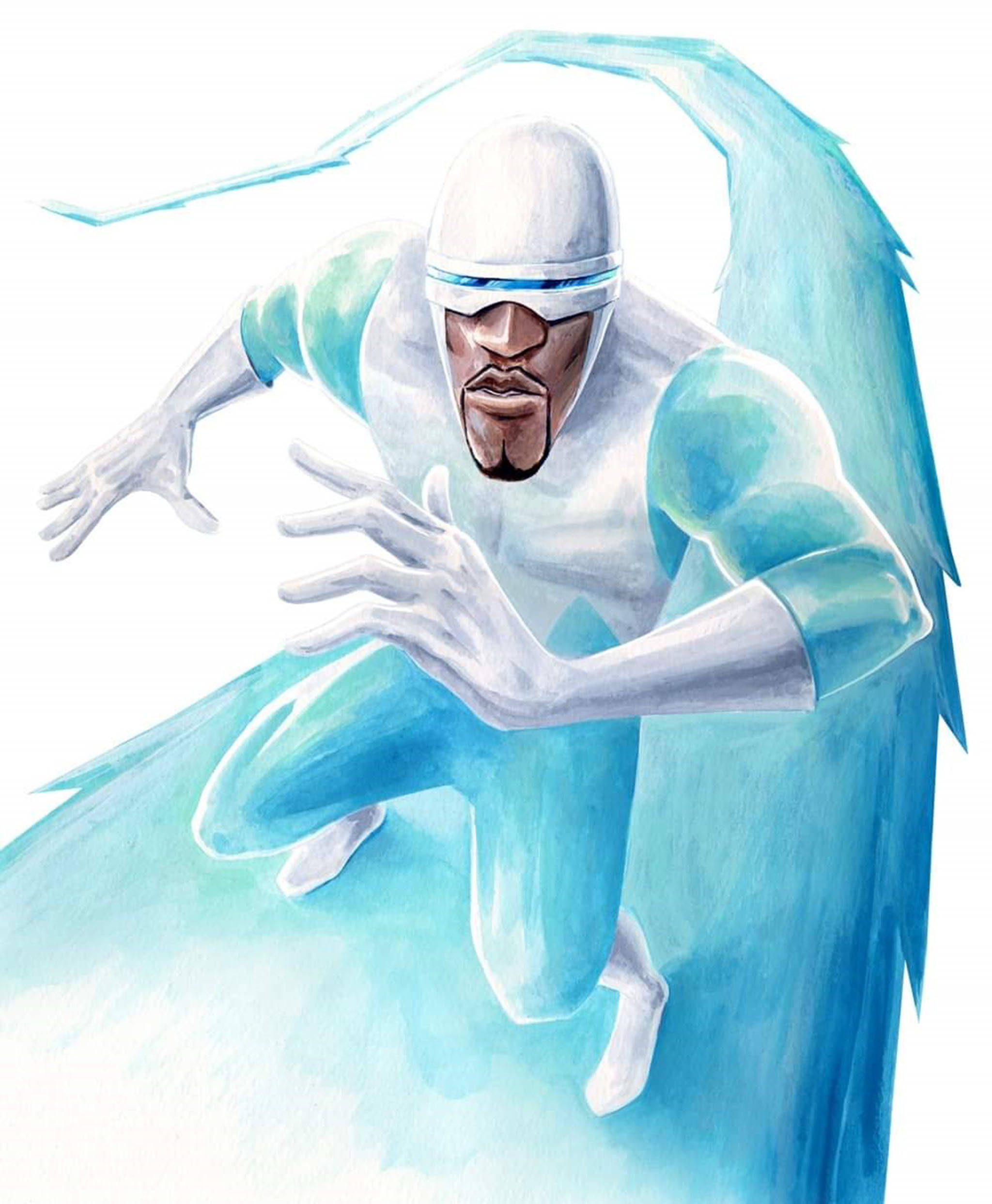 Frozone, ice surfing, city, Full HD Phone Wallpaper