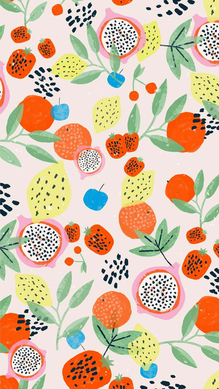 dragonfruit, strawberries, tropical fruits, HD Phone Wallpaper