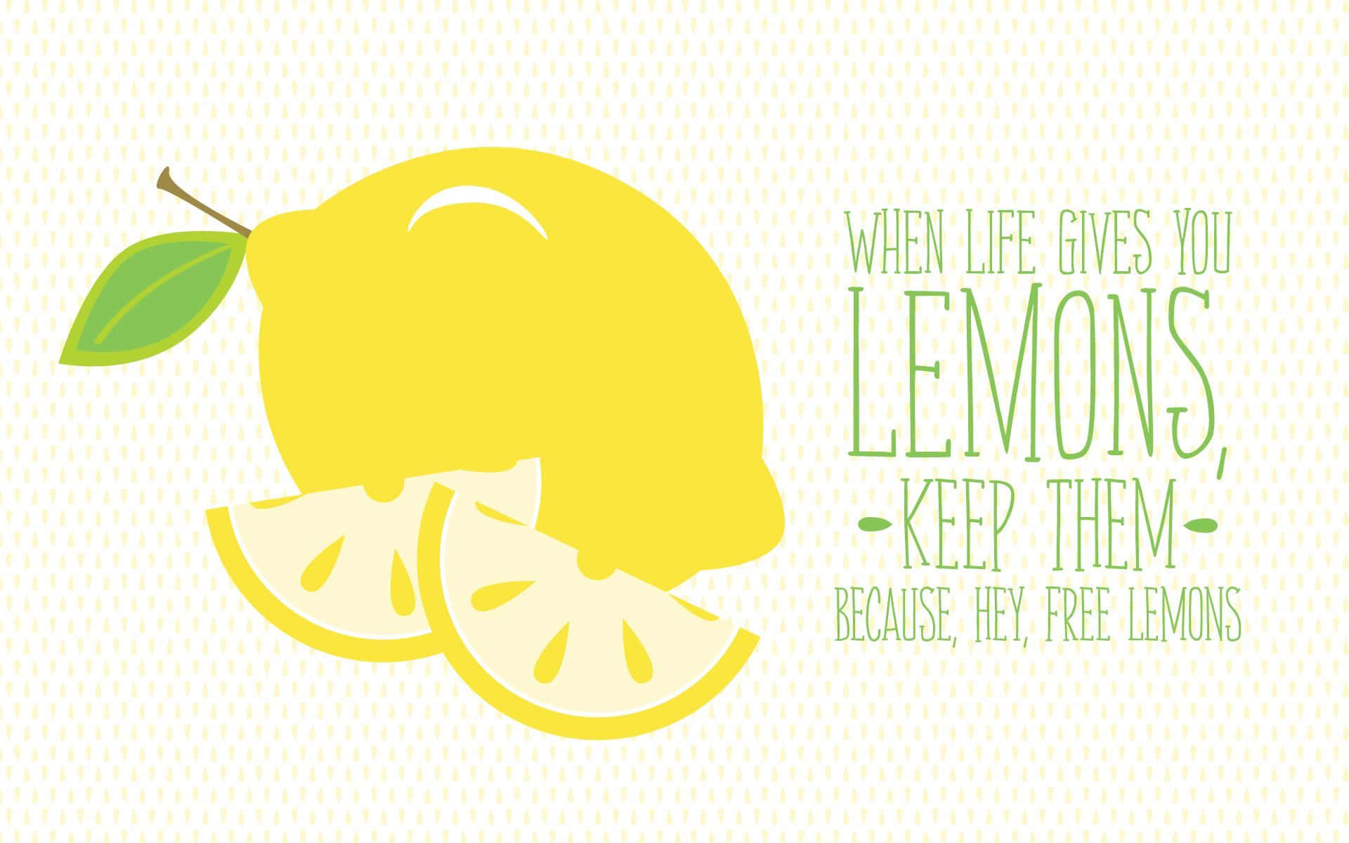 aesthetic lemon, bright yellow lemon, slices, Full HD Desktop Wallpaper