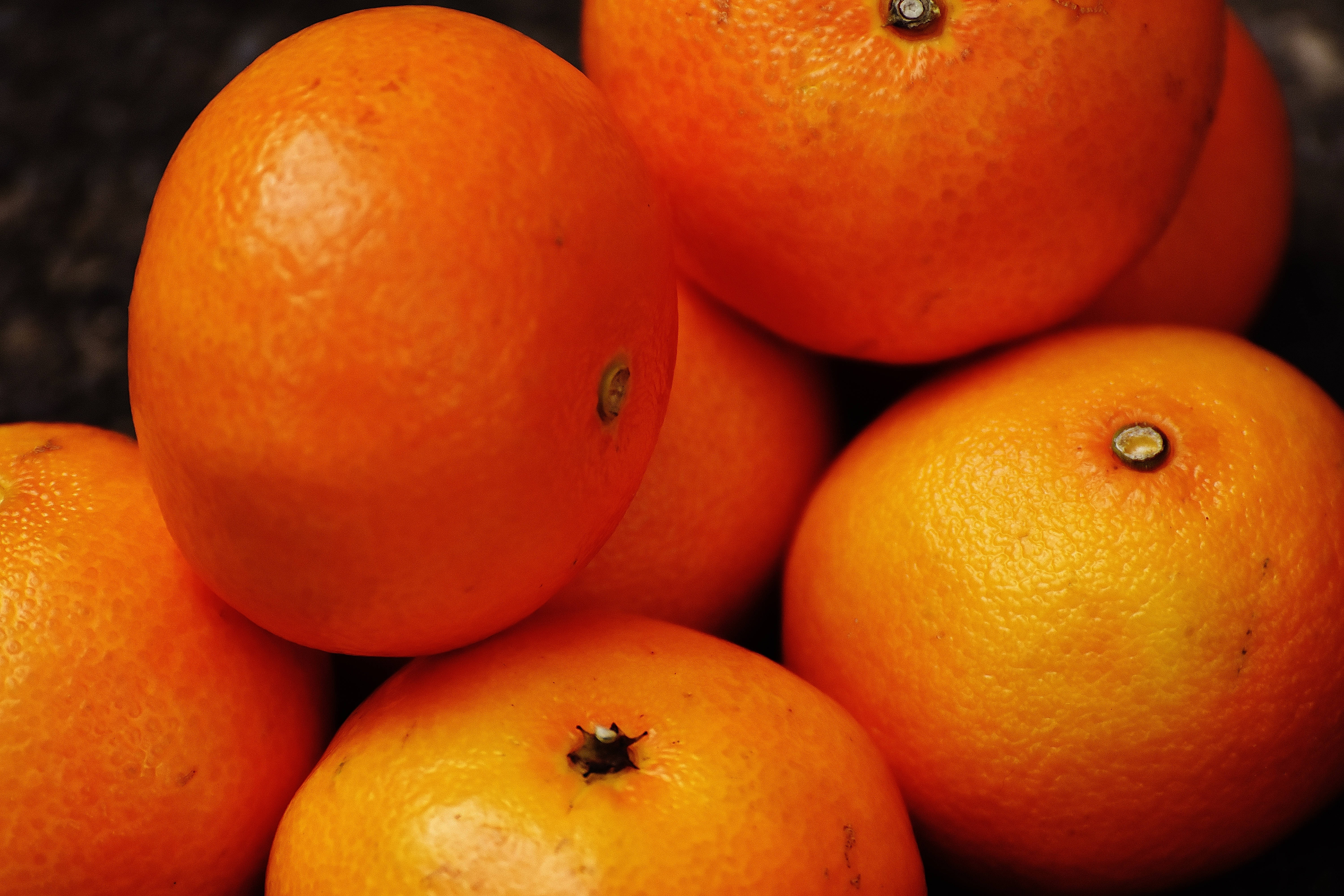orange fruit, vibrant orange, textured peels, 5K Desktop Wallpaper