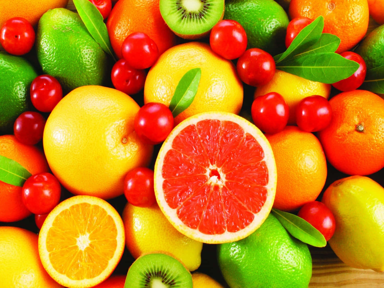grapefruit, orange, lime, HD Desktop Wallpaper