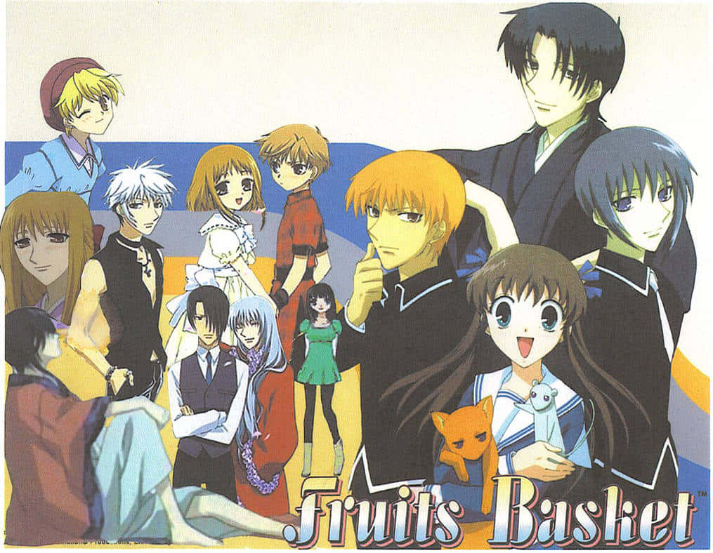 Fruits Basket, anime characters, school uniforms, SD Desktop Wallpaper