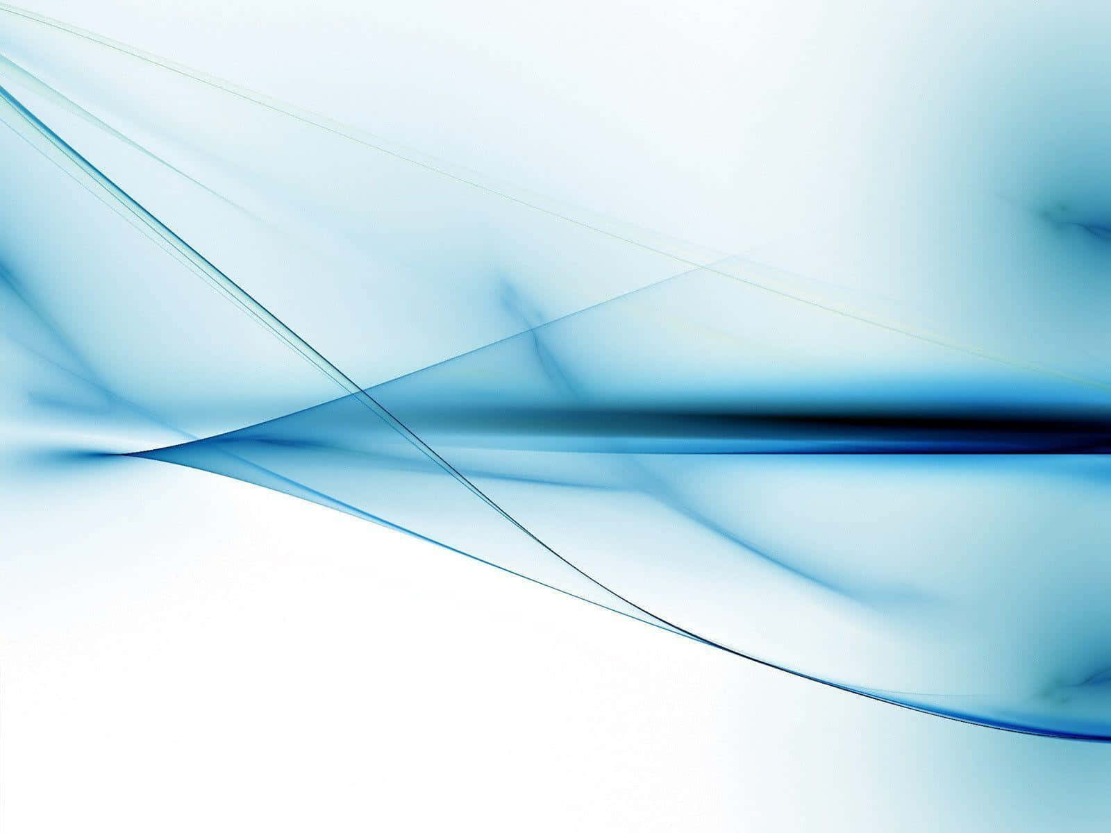 abstract blue aero dynamics, blue translucent ribbons, soft gradient white background, HD Desktop Wallpaper