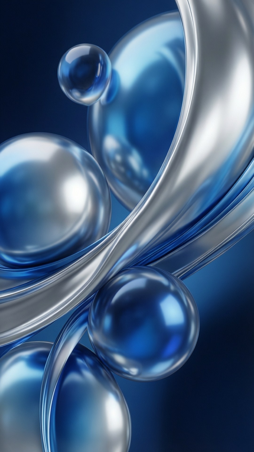 Glossy Orbs, Abstract, Frutiger Aero, Full HD Phone Wallpaper