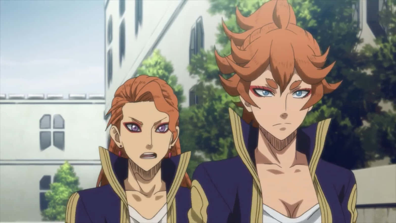 Fuegoleon Vermillion, fiery orange hair, intense eyes, HD Desktop Wallpaper