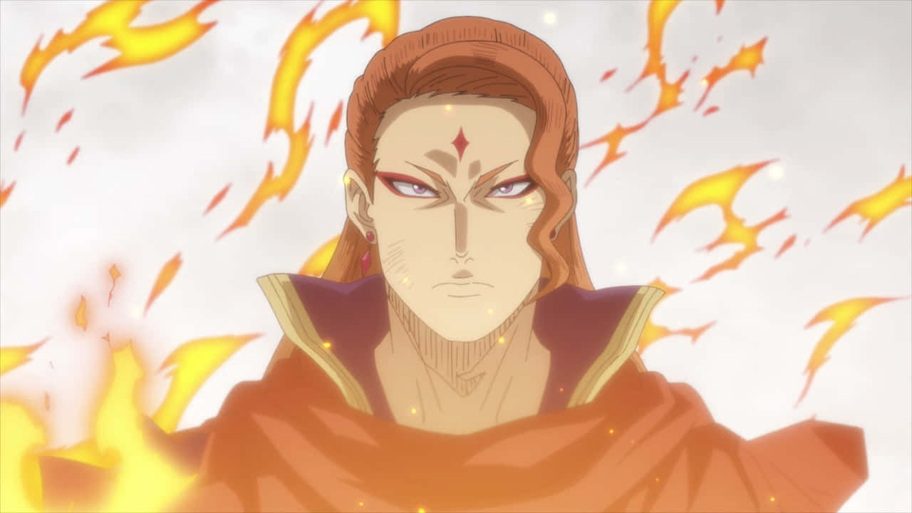 Fuegoleon Vermillion, flaming majesty, red hair, HD Desktop Wallpaper