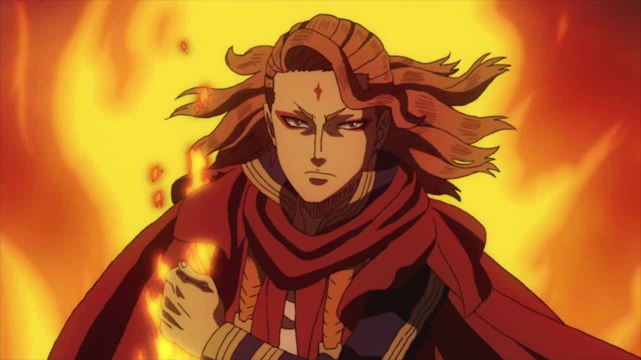 Fuegoleon Vermillion, flaming resolve, fiery hair, HD Desktop Wallpaper
