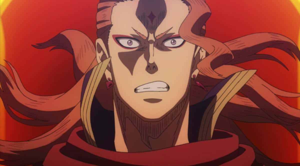 Fuegoleon Vermillion, fiery red hair, intense eyes, SD Desktop Wallpaper