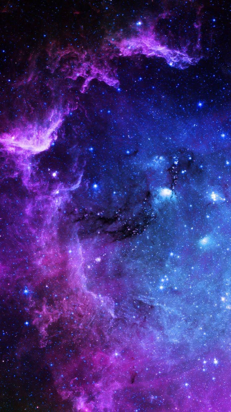Full HD Android, blue, purple, HD Phone Wallpaper