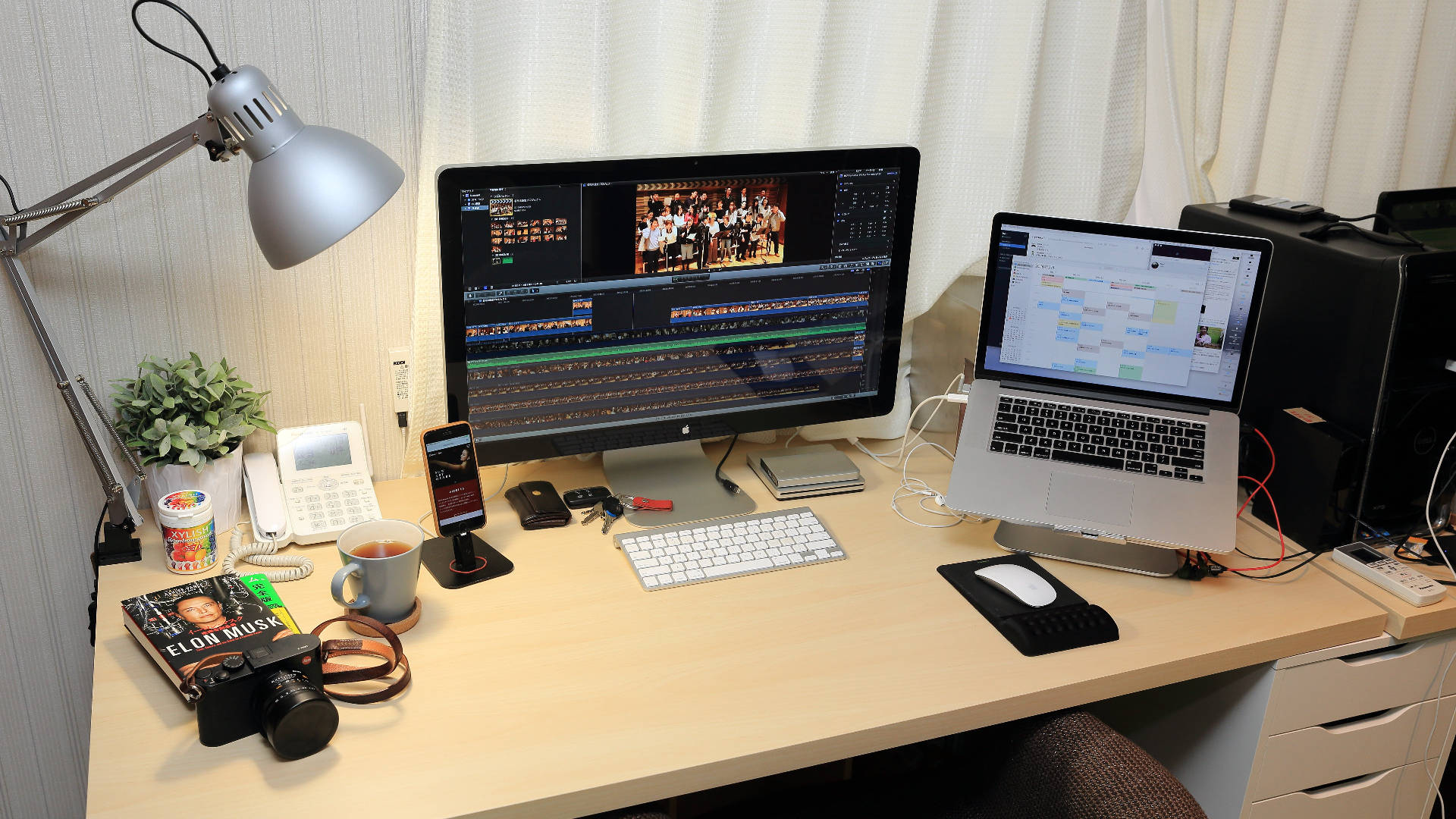 Full HD Computer Desktop, dual monitors, video editing, Full HD Desktop Wallpaper