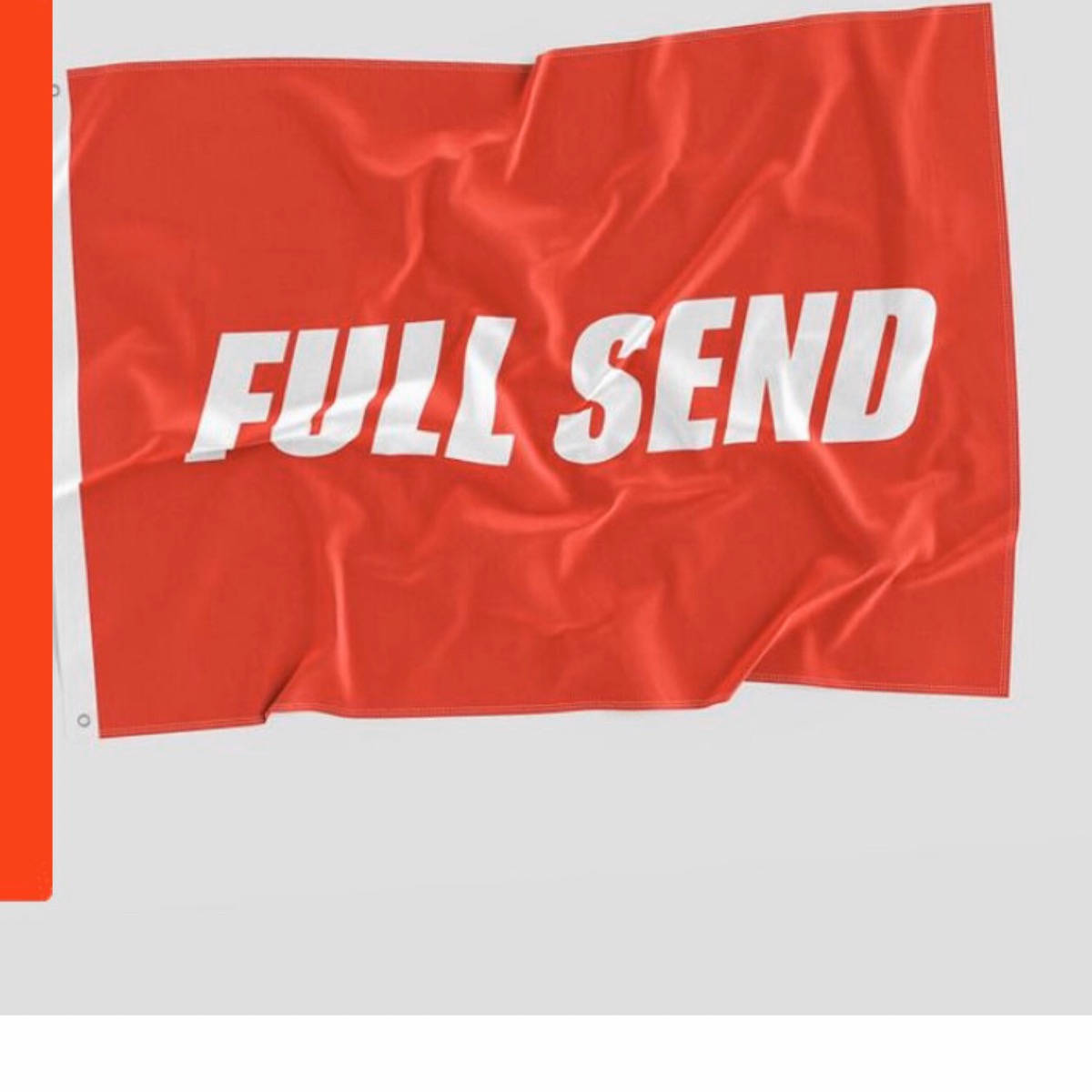 FULL SEND, red, white, SD Desktop Wallpaper