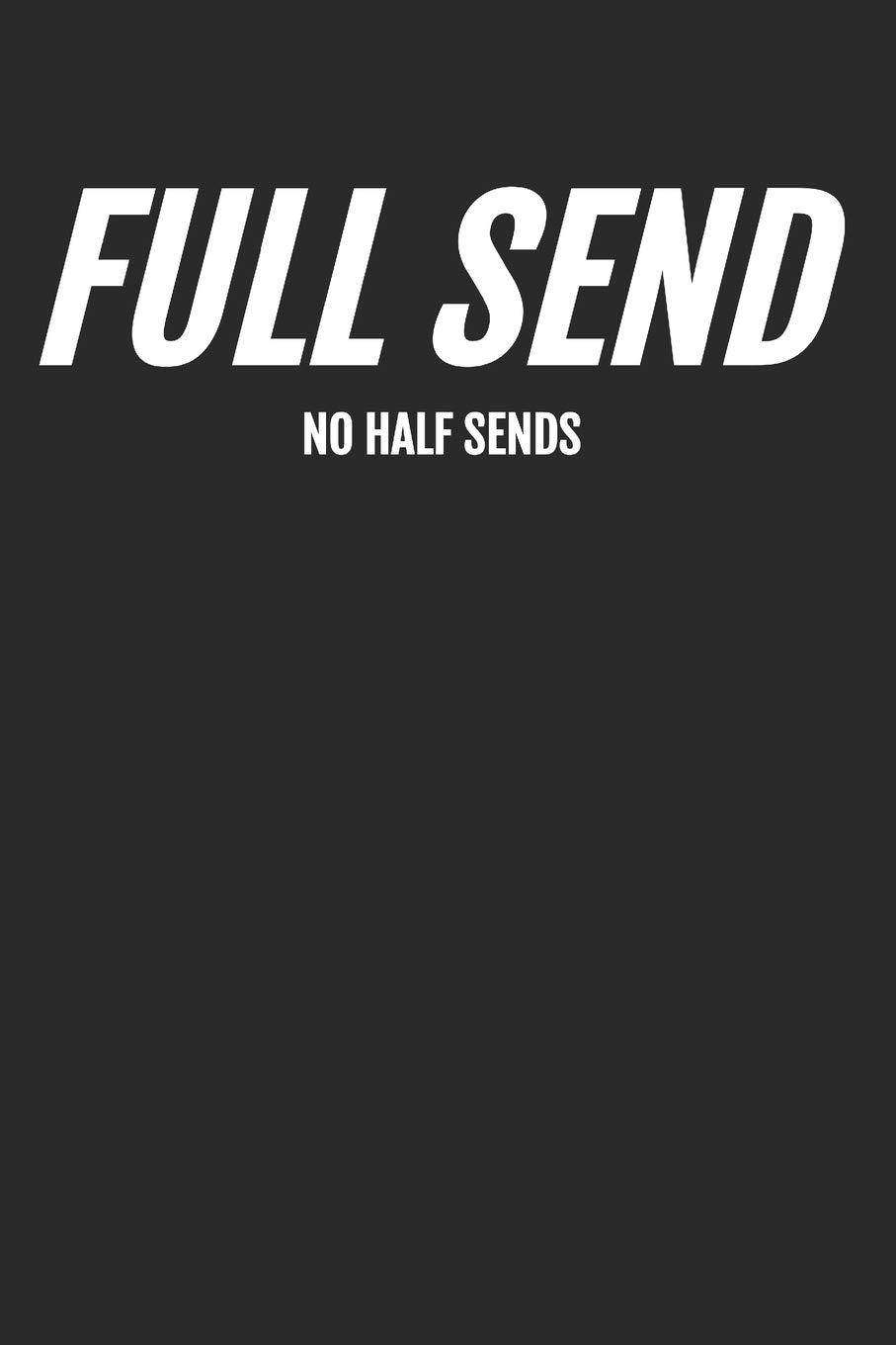Full Send, black background, white text, HD Phone Wallpaper