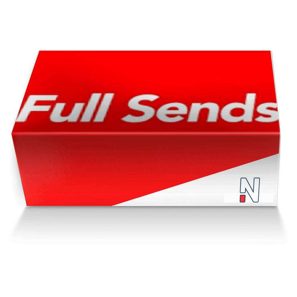 Full Sends, N, red box, SD Desktop Wallpaper