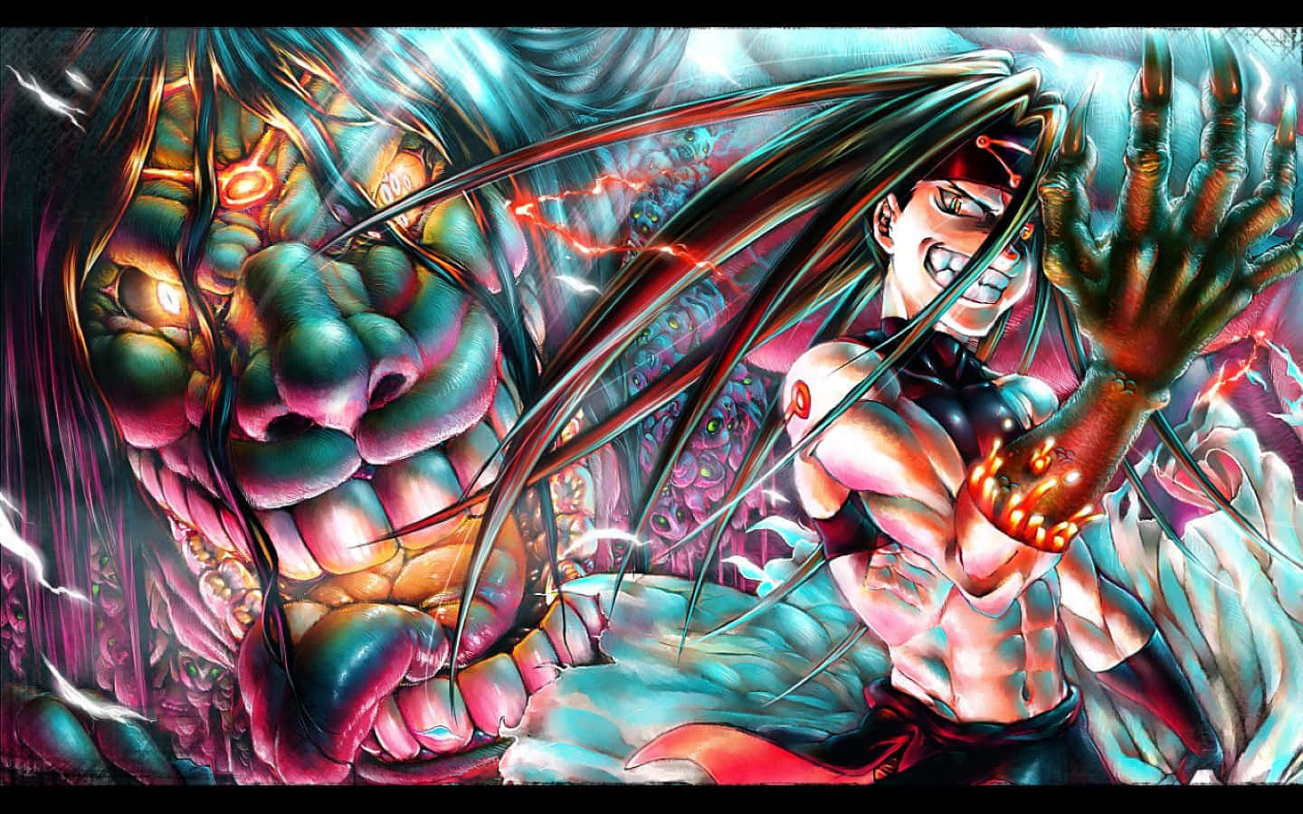 Fullmetal Alchemist, Envy, glowing red eyes, HD Desktop Wallpaper