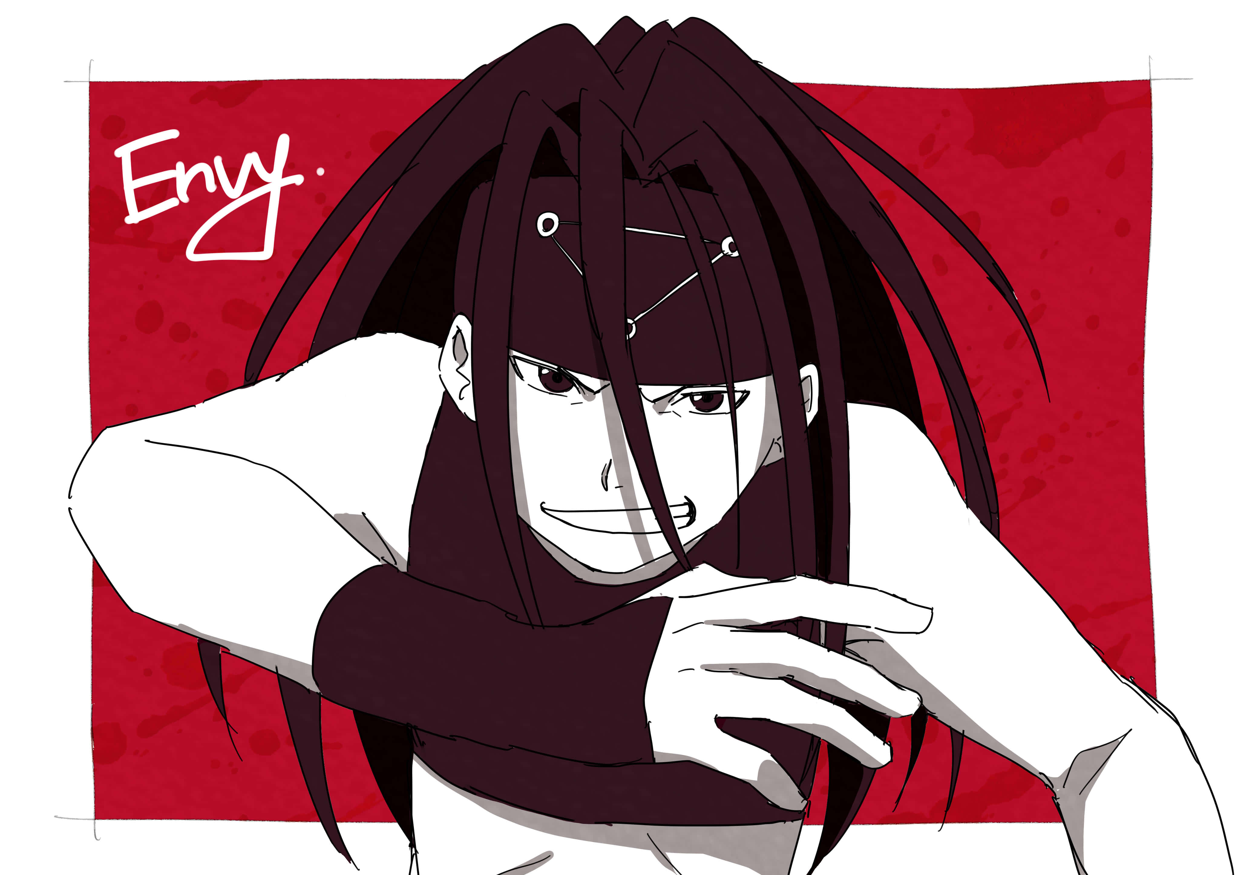 Fullmetal Alchemist, Envy, dark hair, 4K Desktop Wallpaper
