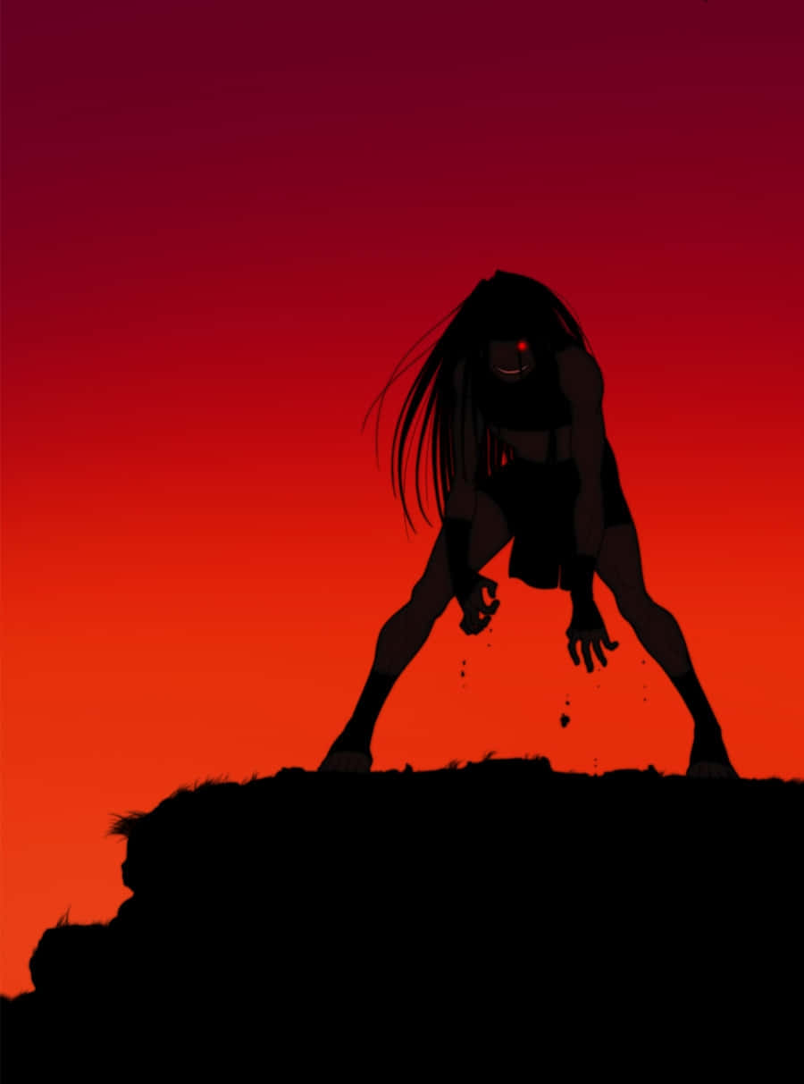 Envy, Fullmetal Alchemist, glowing red eye, SD Phone Wallpaper