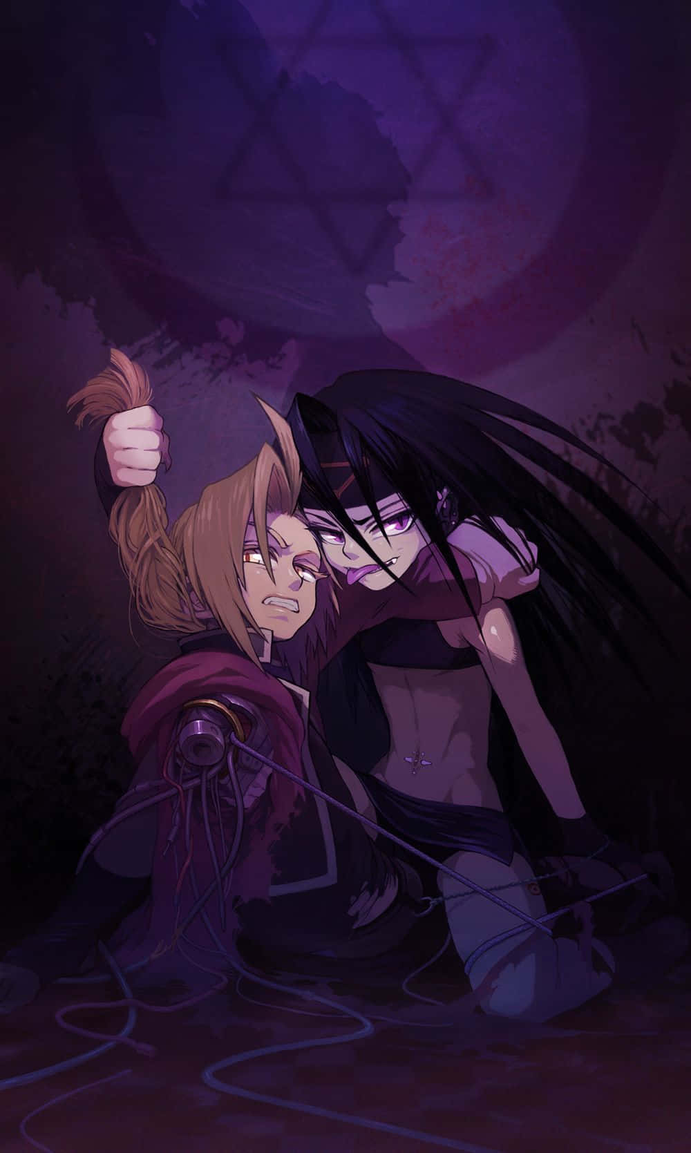 Fullmetal Alchemist Envy, Envy, dark purple room, HD Phone Wallpaper