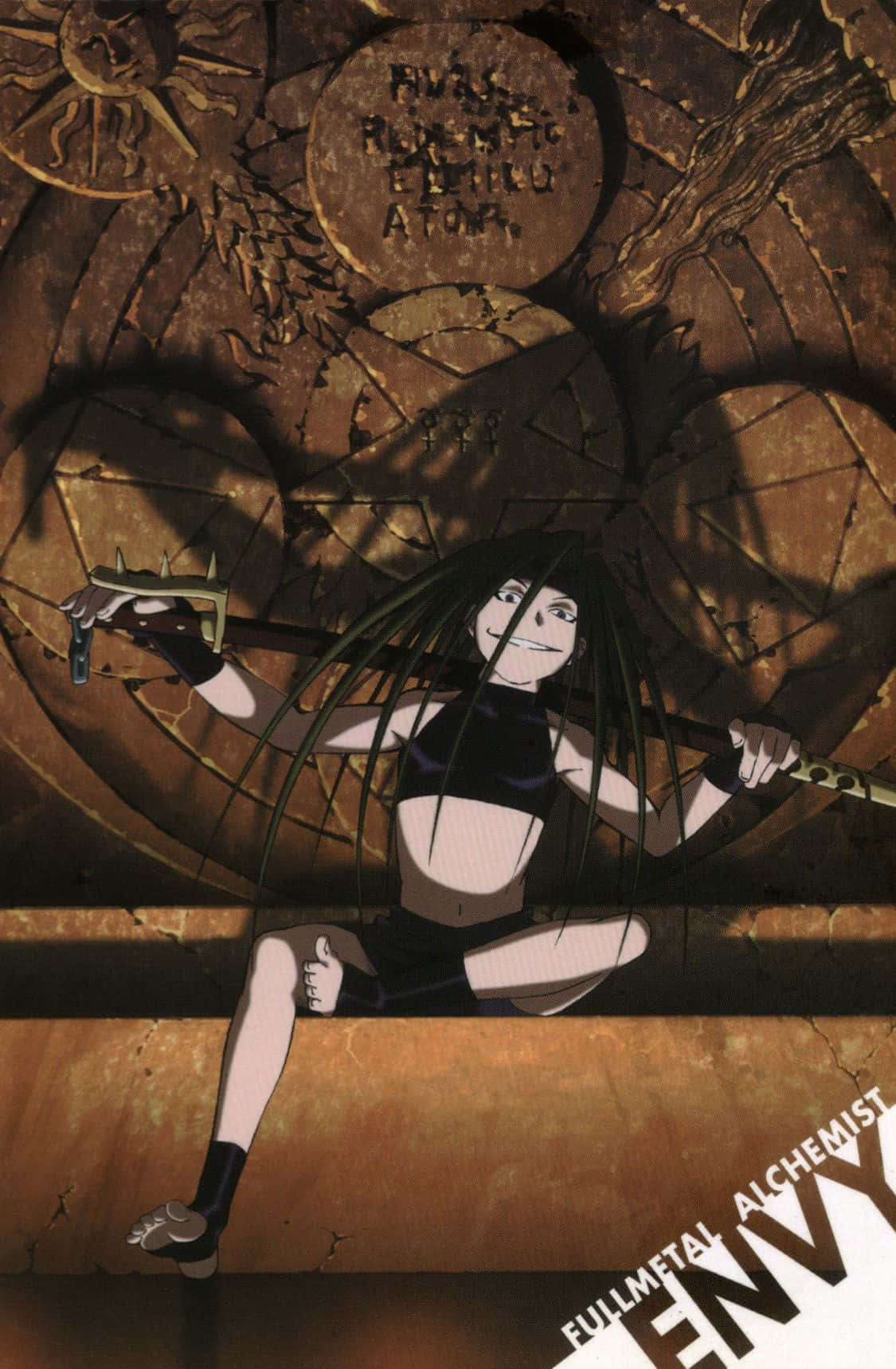 Envy, Fullmetal Alchemist, long dark hair, HD Phone Wallpaper