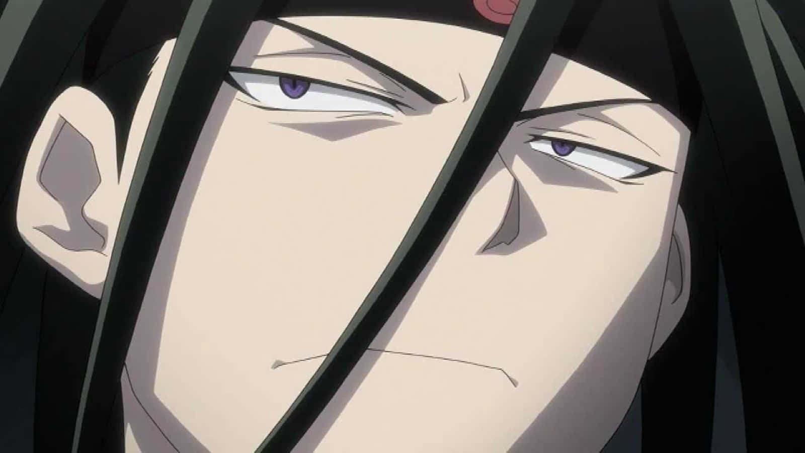 Fullmetal Alchemist Envy, intense purple eyes, dark hair, HD Desktop Wallpaper