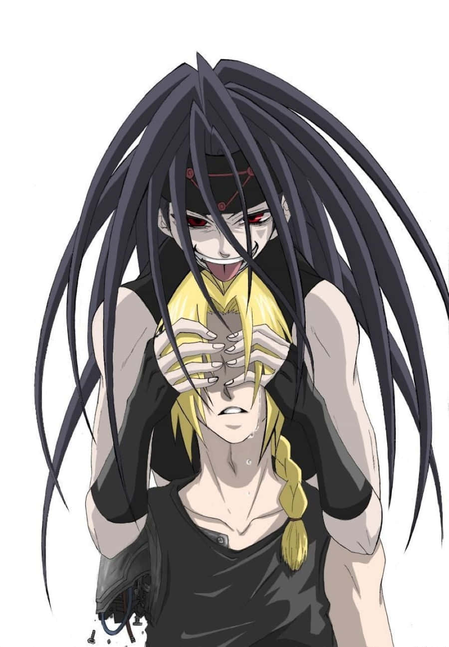 Fullmetal Alchemist Envy, long black hair, red eyes, HD Phone Wallpaper