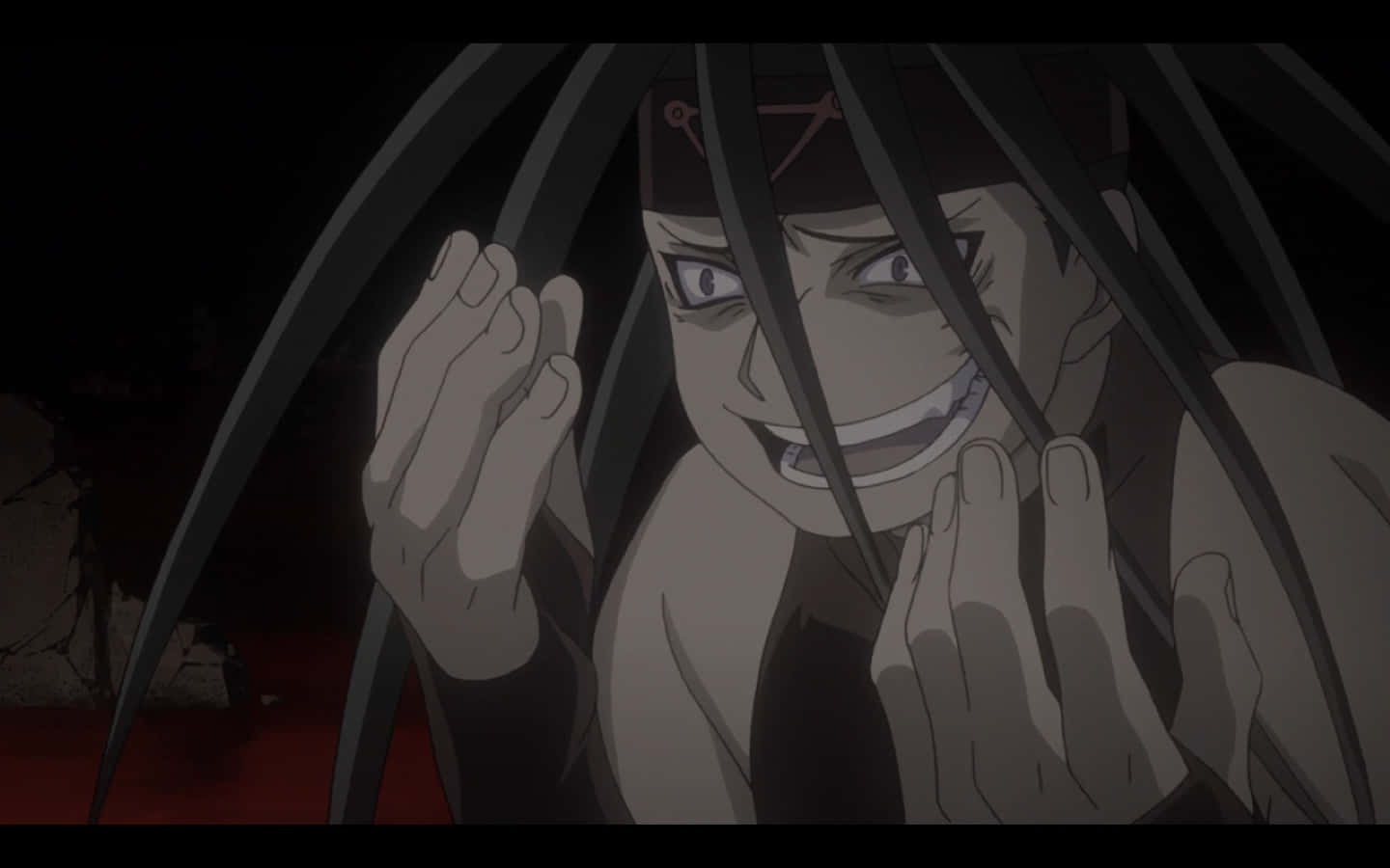 Envy, Fullmetal Alchemist, long dark hair, HD Desktop Wallpaper