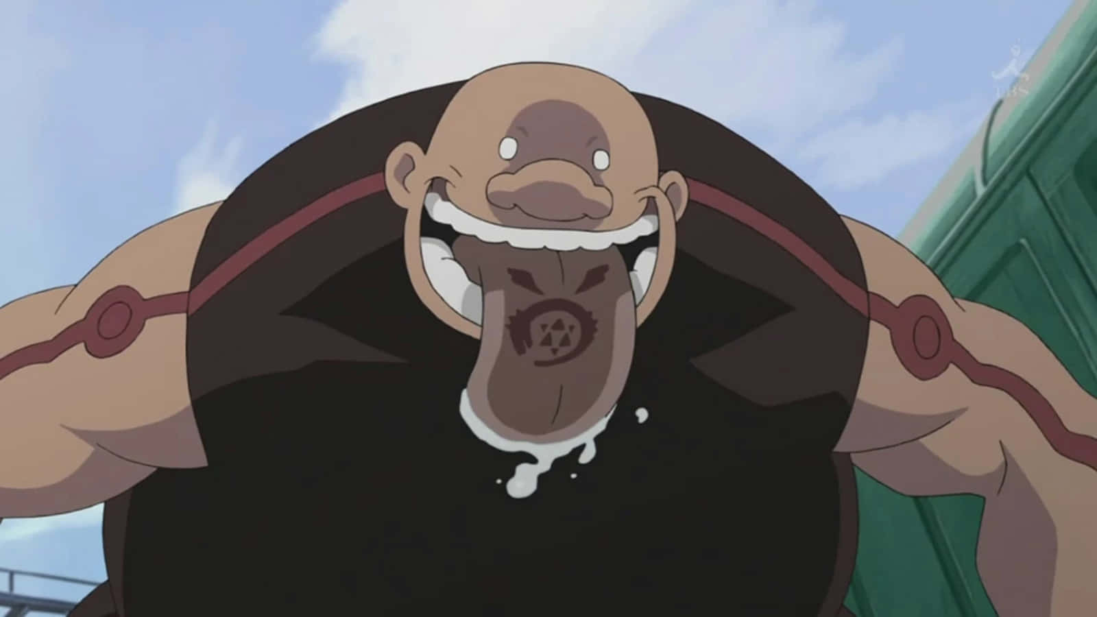 Gluttony, Fullmetal Alchemist, bald anime character, HD Desktop Wallpaper