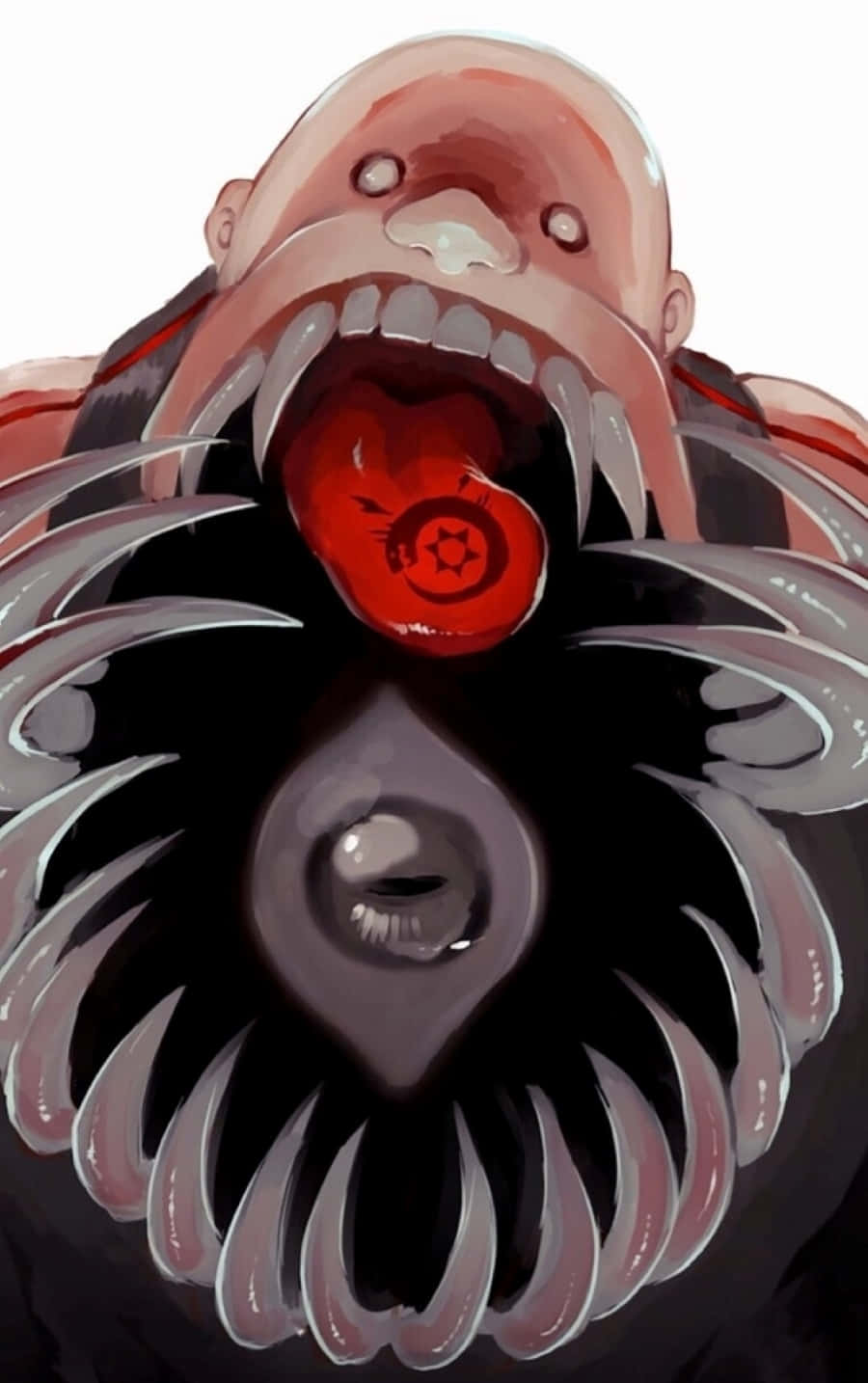 Fullmetal Alchemist, Gluttony, red orb, HD Phone Wallpaper