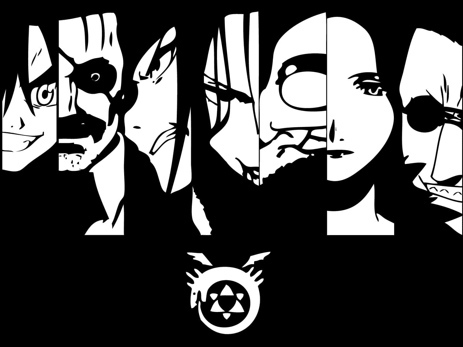 Lust, Fullmetal Alchemist, triforce symbol, HD Desktop Wallpaper