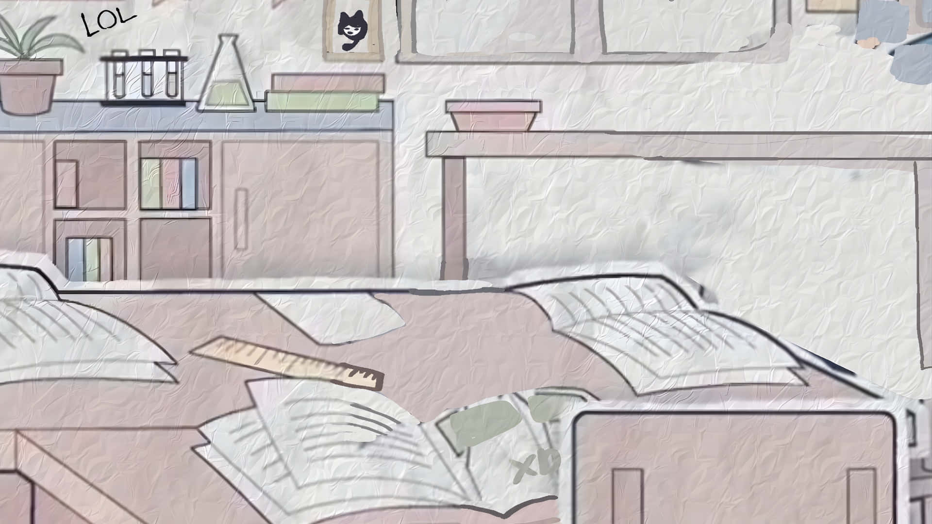Fundamental Paper Education, desk, scattered papers, Full HD Desktop Wallpaper